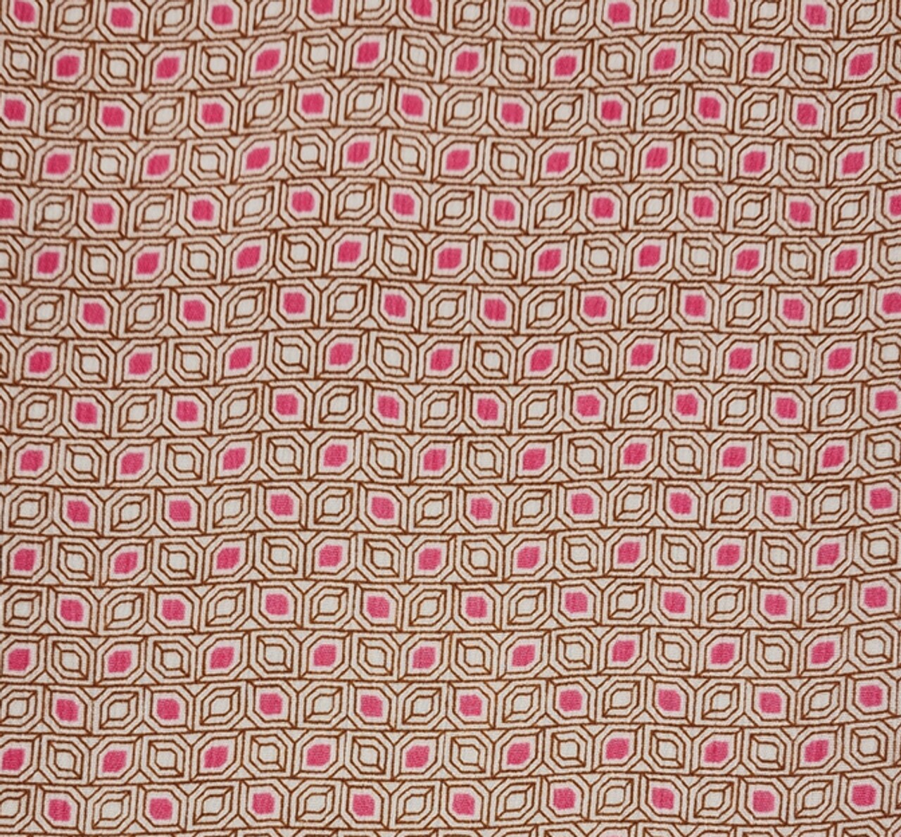 1 Yard Strawberry Colored Rayon Crinkle Breathable Lightweight Textured Fabric 50/52&#x22; Wide