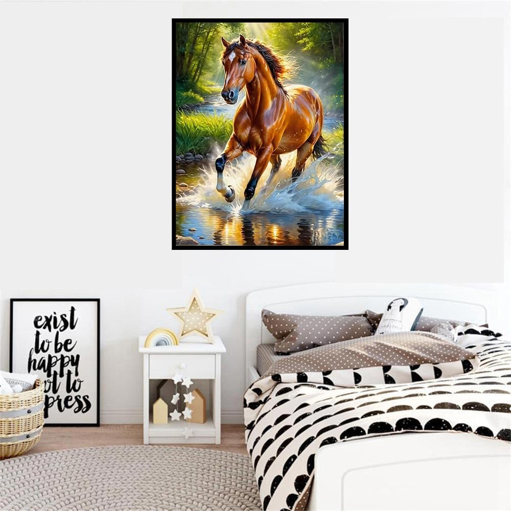 Horse Diamond Painting Kits 12x16 inch