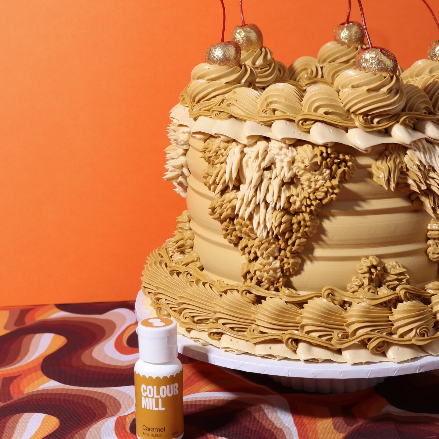 20ml Caramel Oil Based Colouring for Buttercream Ganache Cake Batter Fondant Chocolate Use