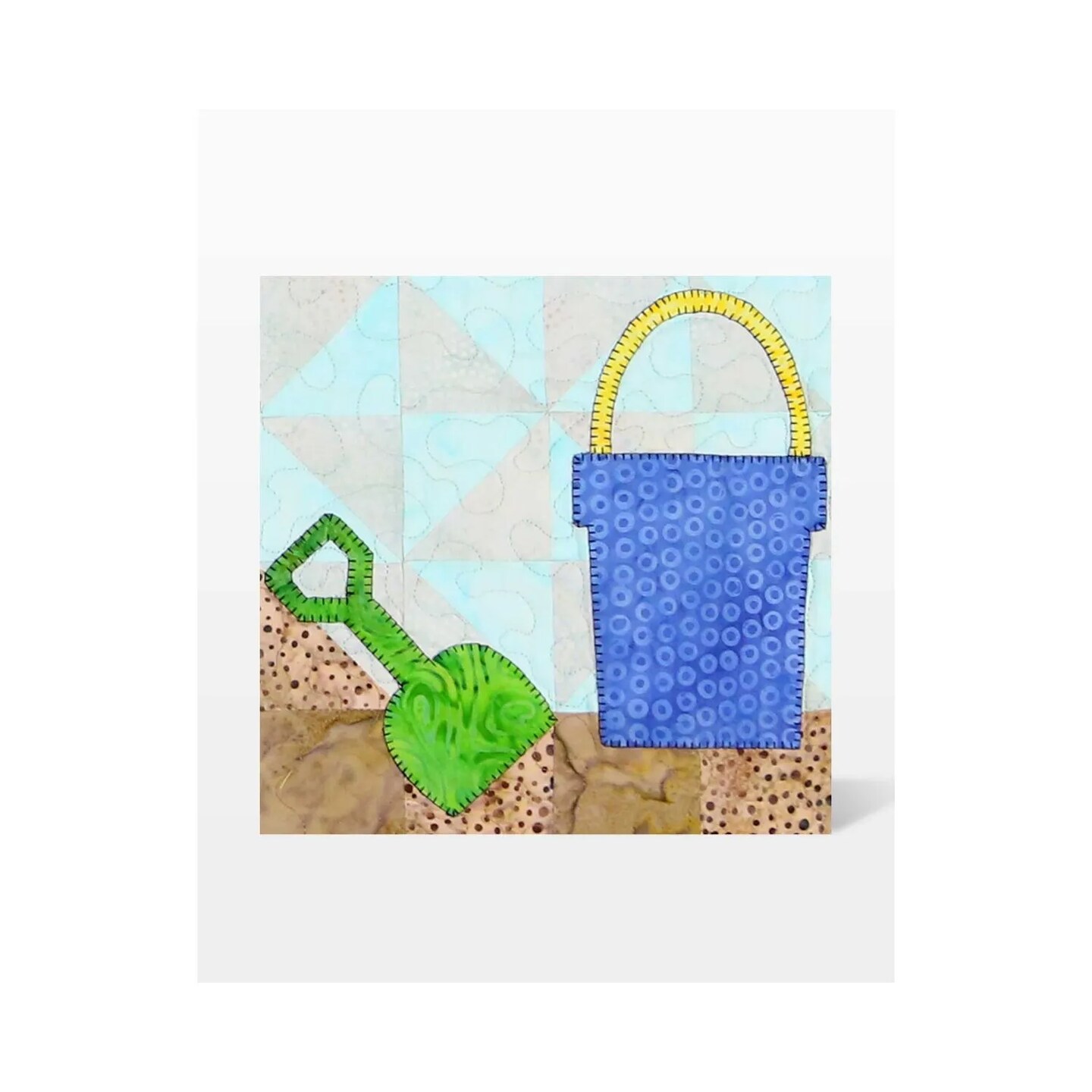 AccuQuilt GO! Summer Medley Die – Beach Appliqué Quilting Die, 6" x 12"