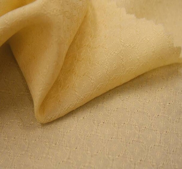 1 Yard Banana Rayon Jacquard Diamond Fabric 53/54&#x22; Wide Lightweight Apparel Material