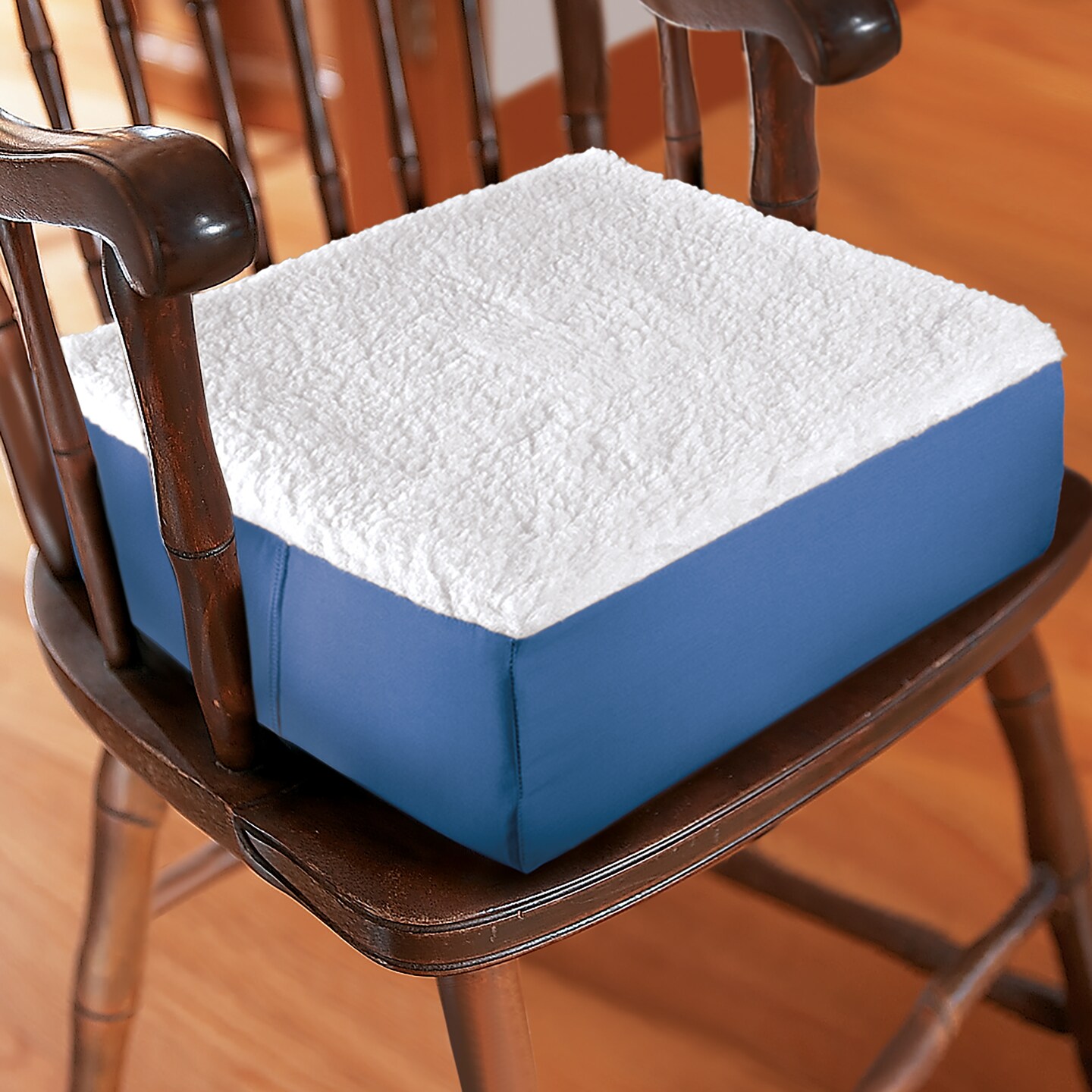 Collections Etc High Pile Fleece Extra Thick Foam Chair Cushion