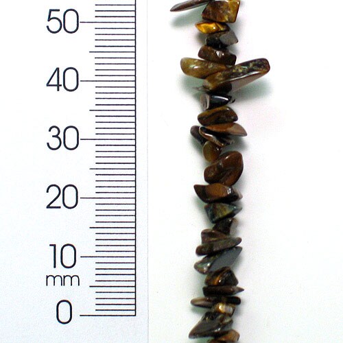 Tigereye Chips - 2 x 8&#x22; Strand