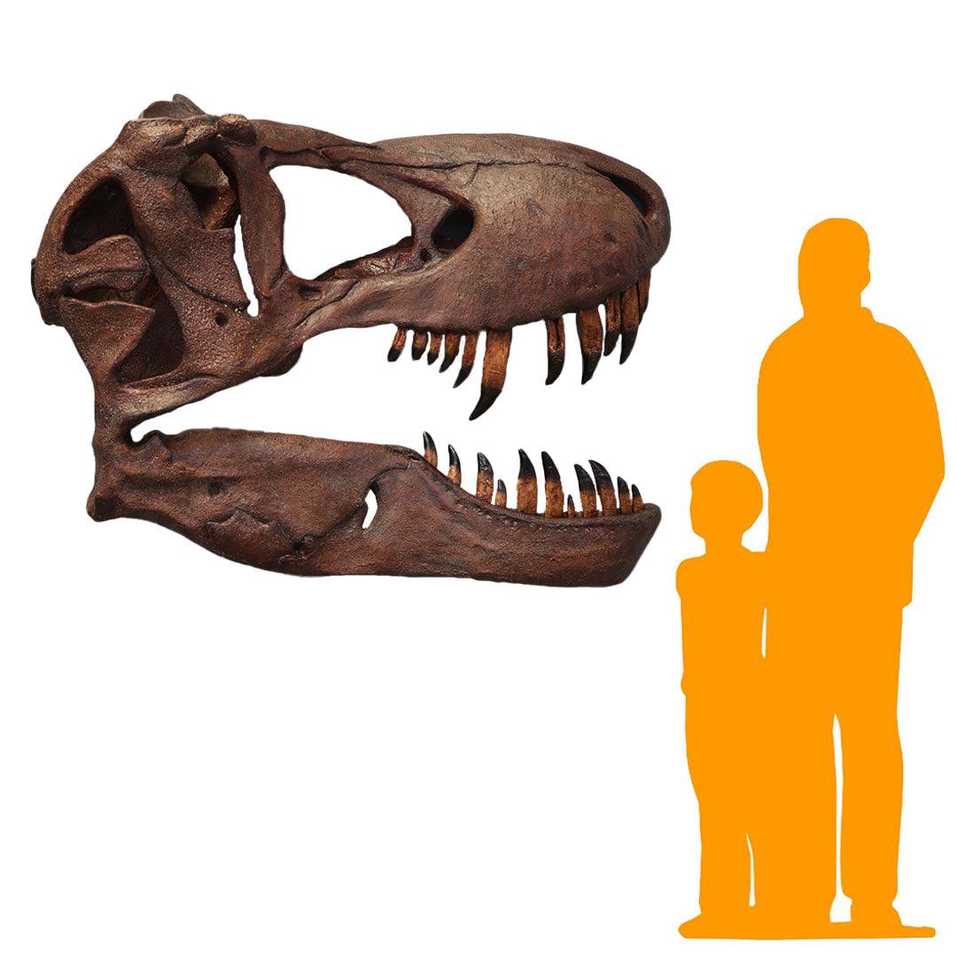 T-Rex Skull Wall Decor Life Size Statue