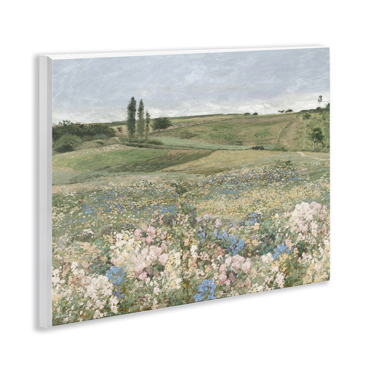 Stupell Industries Charming Pastoral Meadow View Wall Plaque Design by Amber Sterling