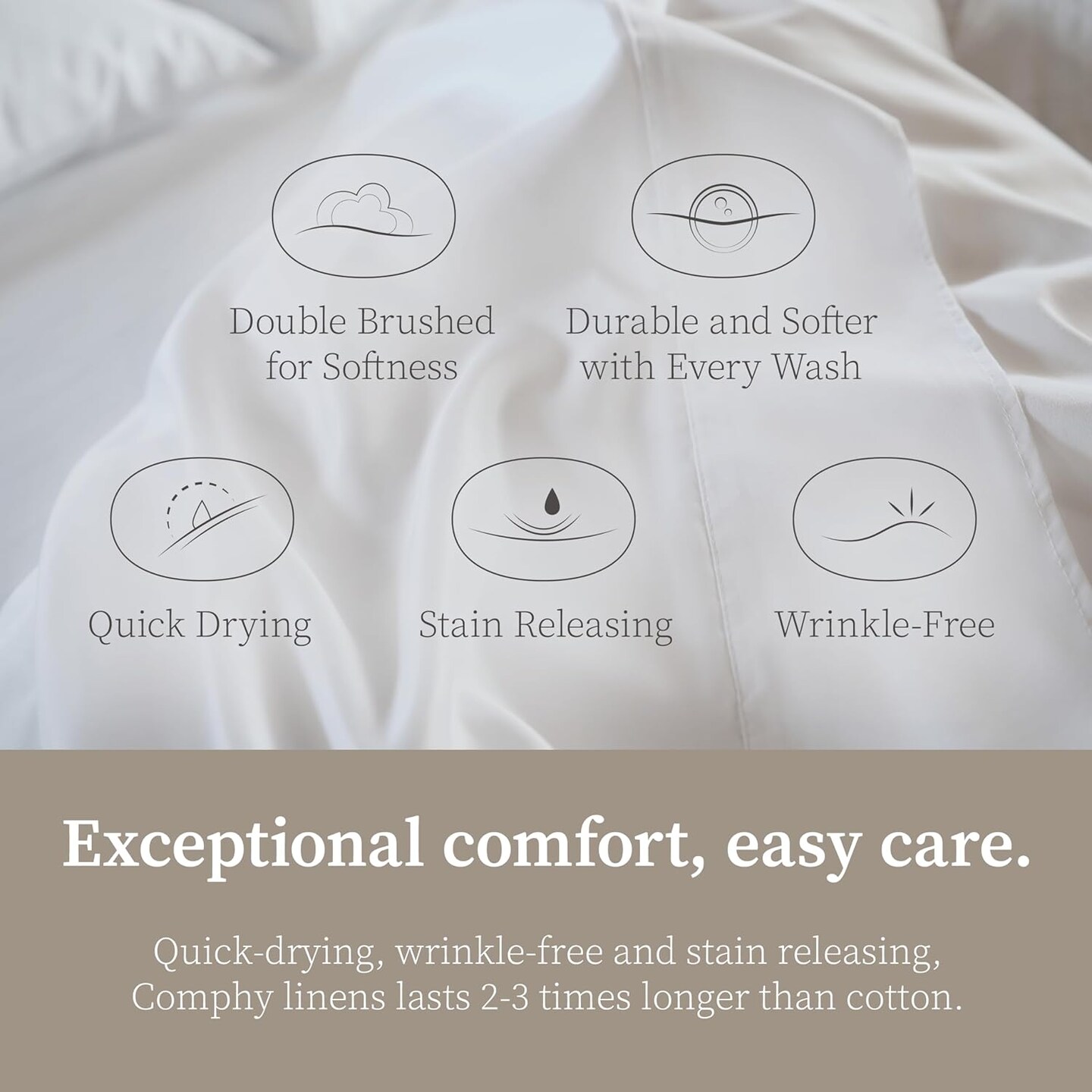Pillowcase Set of 2, White Super Soft Pillow Cases Queen, Pillow Covers, Luxury Spa, Breathable, Hotel Quality Pillow Cases
