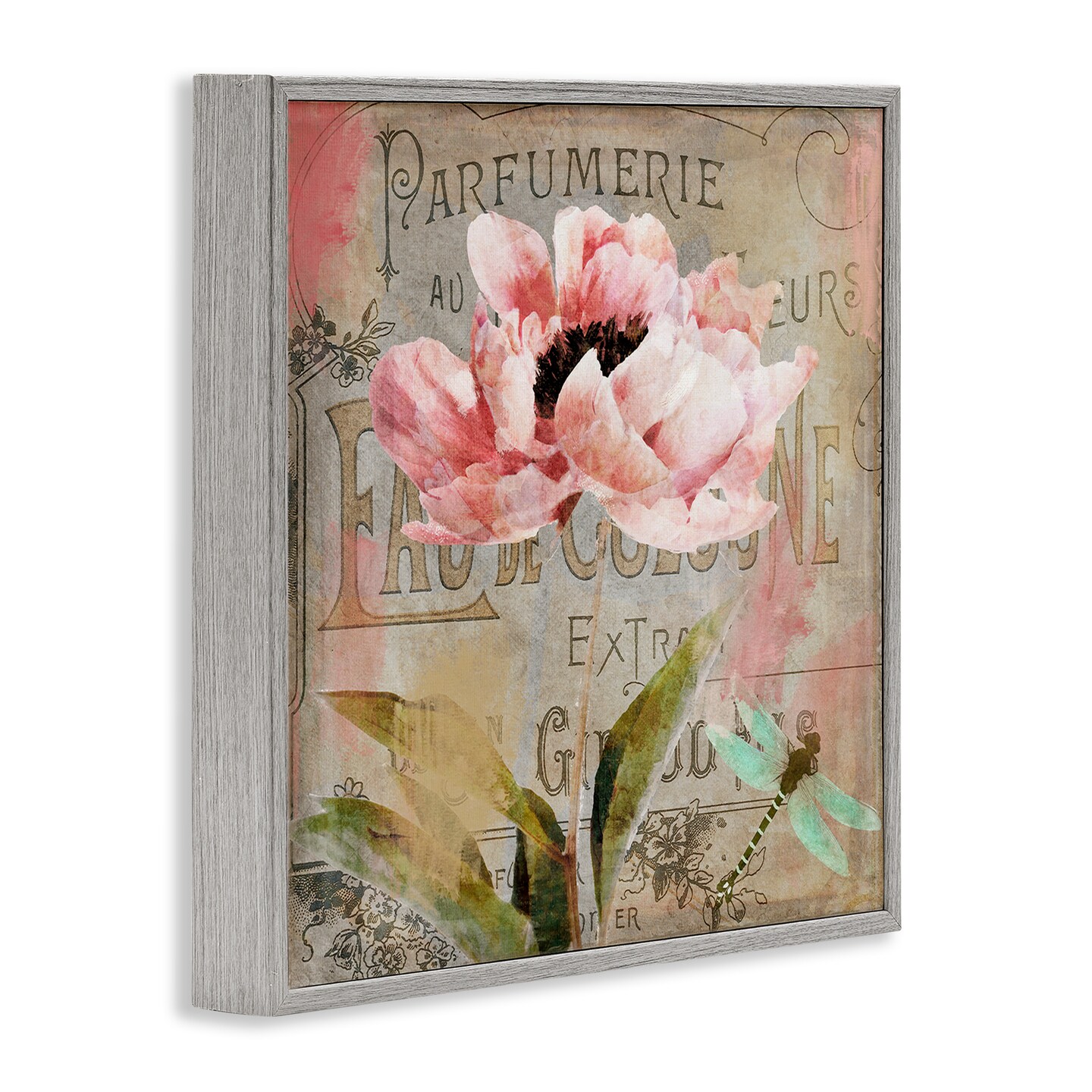 Stupell Industries French Vintage Blossom Framed Giclee Design by Sasha