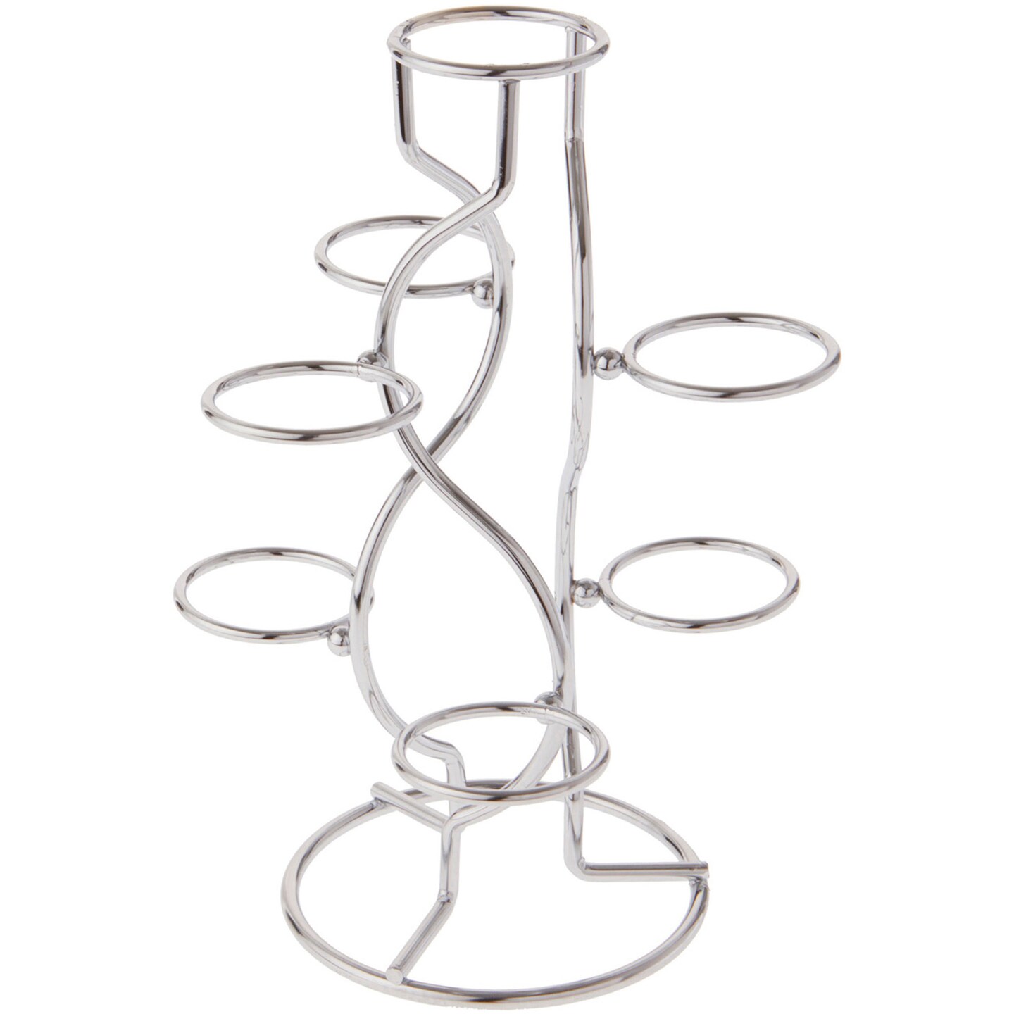 Bard's Silver Egg Stand/Holder, 7 Egg Display, 1.375" Diameter