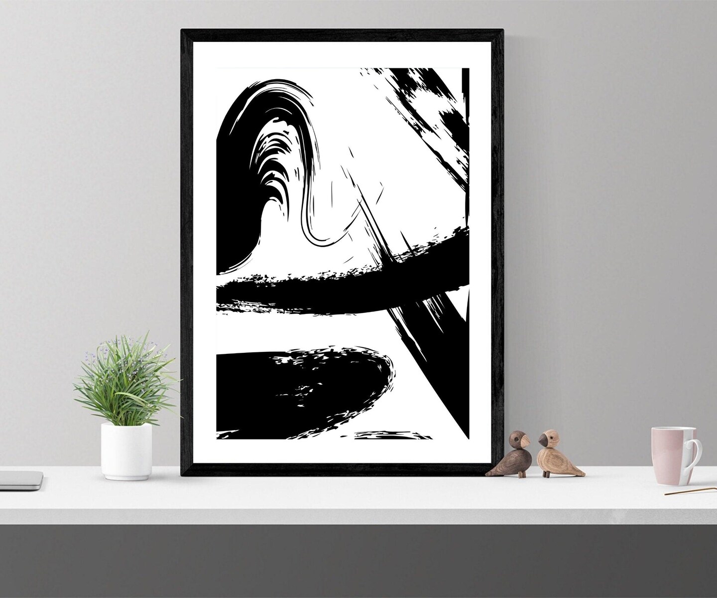 Abstract Artwork Back Night R Classic Framed Canvas Prints Framed art