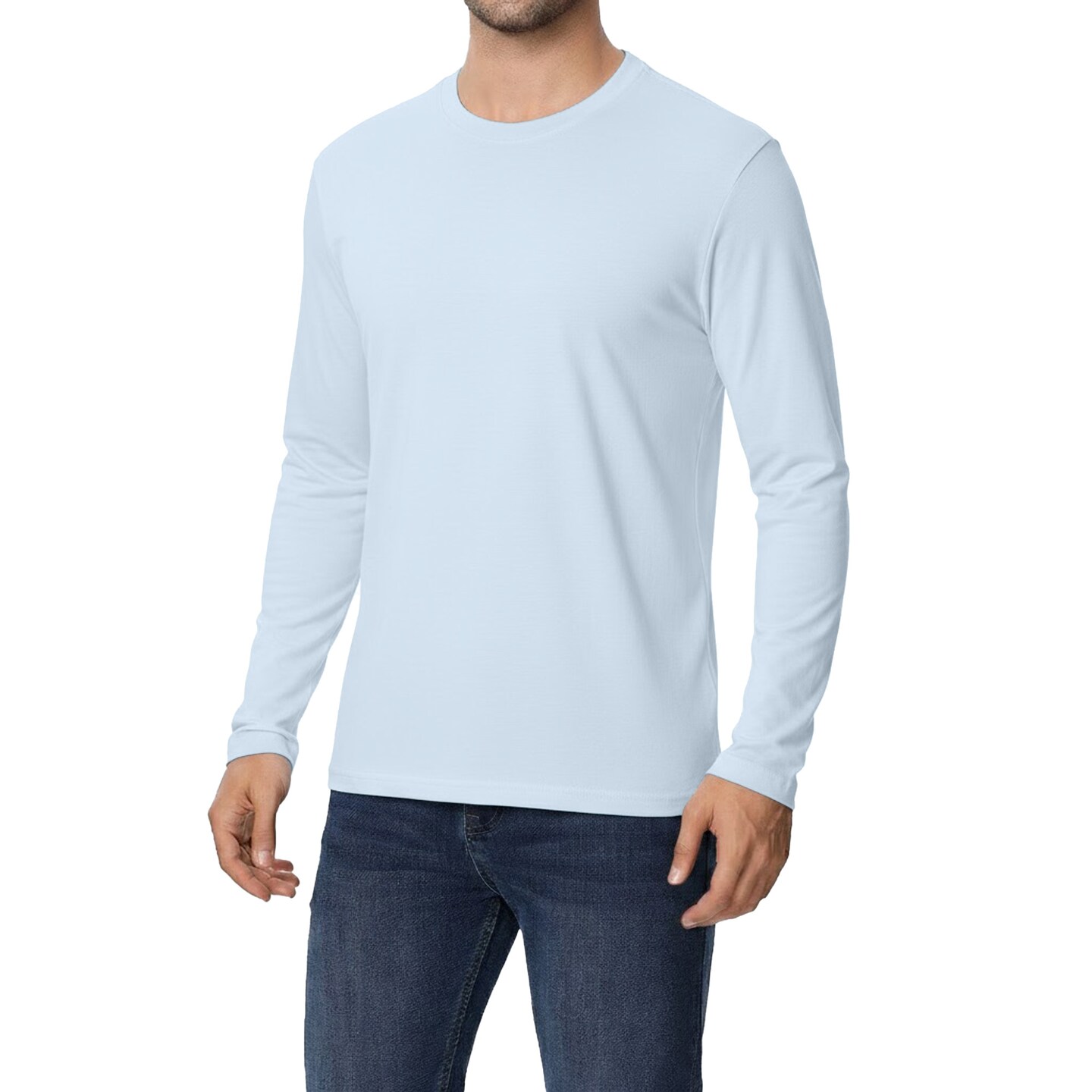Zfeel Blank Dry Fit Long Sleeve Tee, Crafting Base Shirt for Personalized Apparel-ZF912