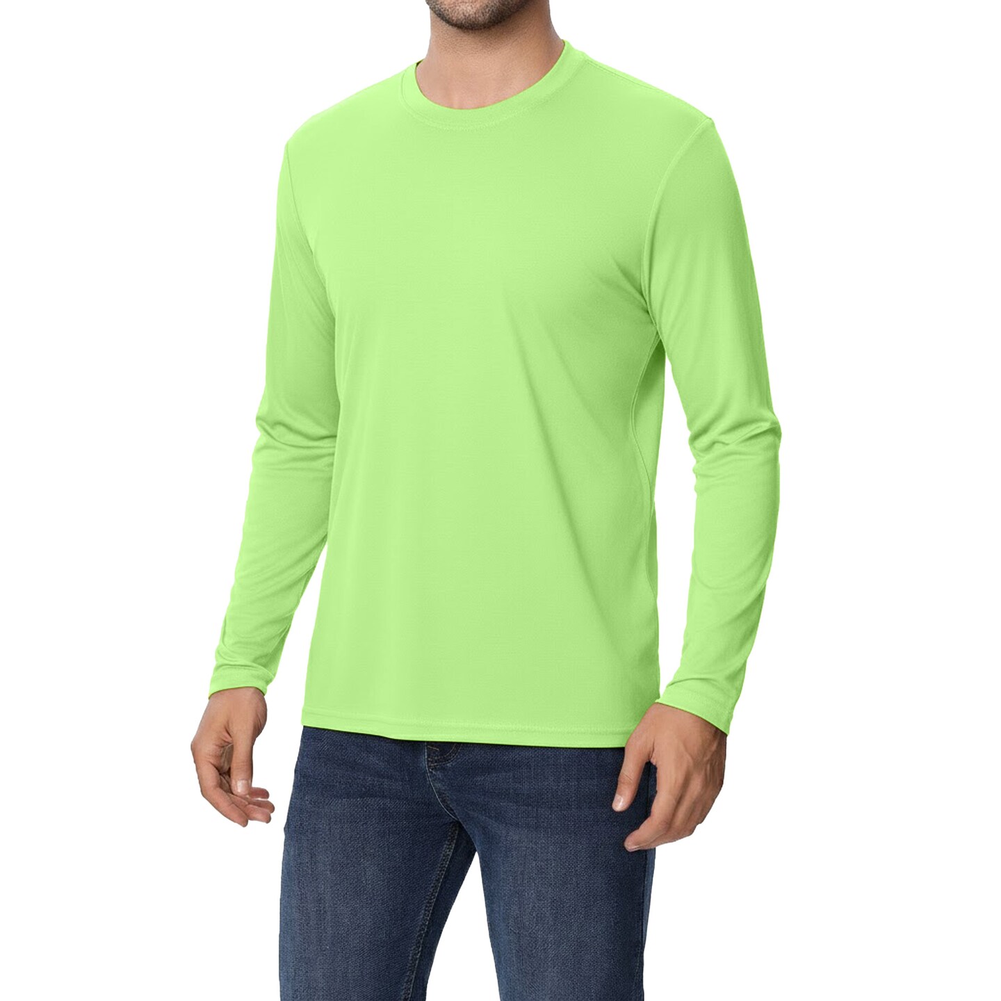 Zfeel Blank Dry Fit Long Sleeve Tee, Crafting Base Shirt for Personalized Apparel-ZF912