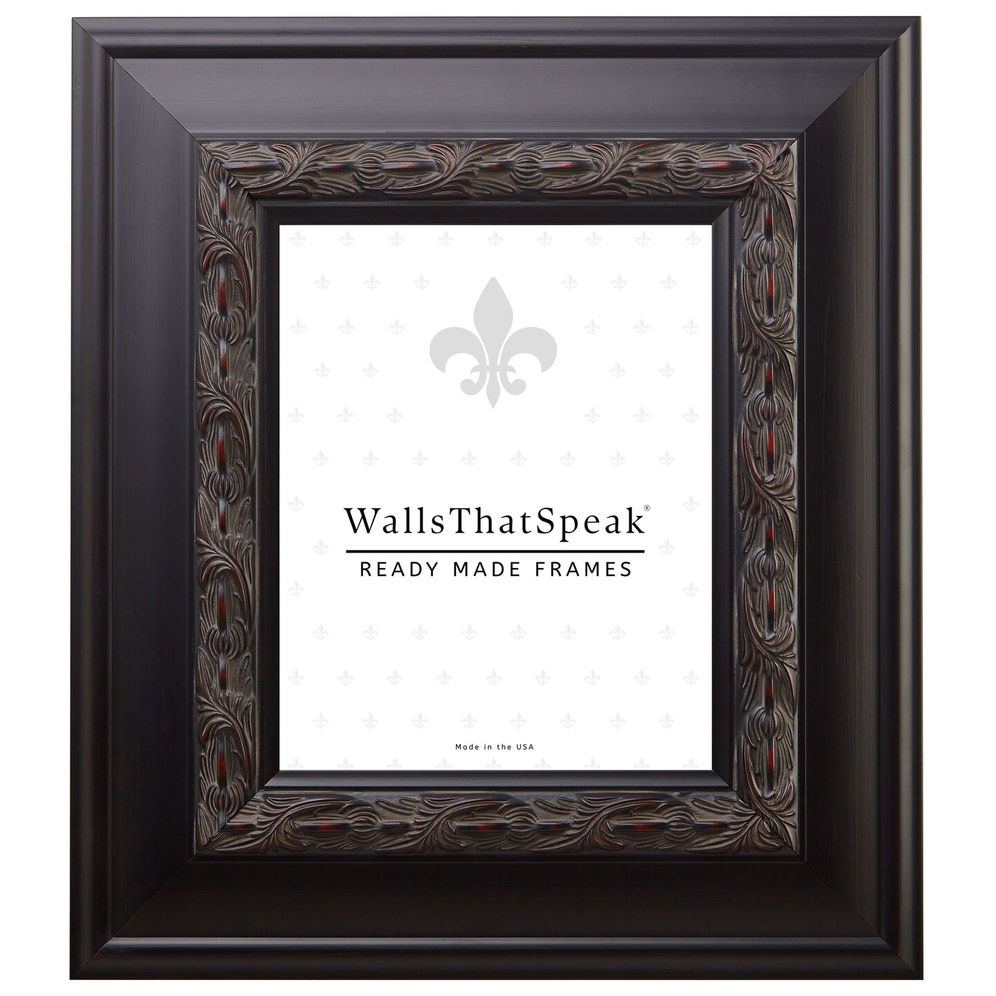 12x12 Picture Frame, Gotham 3.5 Inch Wood Moulding, Wall Display Frame for Art, Posters, or Photos by wallsthatspeak