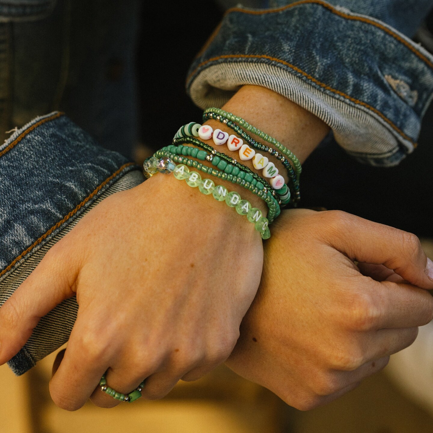 Jewelry Made By Me® Bold Brights Polymer Heishi and Heart Letter Bead Kit Box