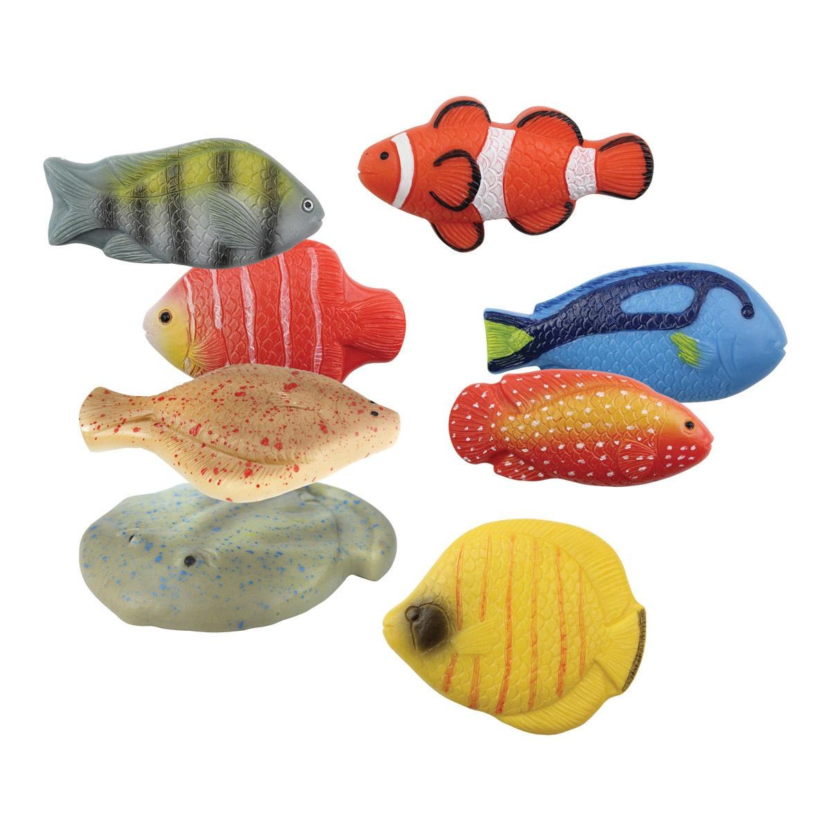 Yellow Door Sensory Play Stones: Fish - 8 Pieces