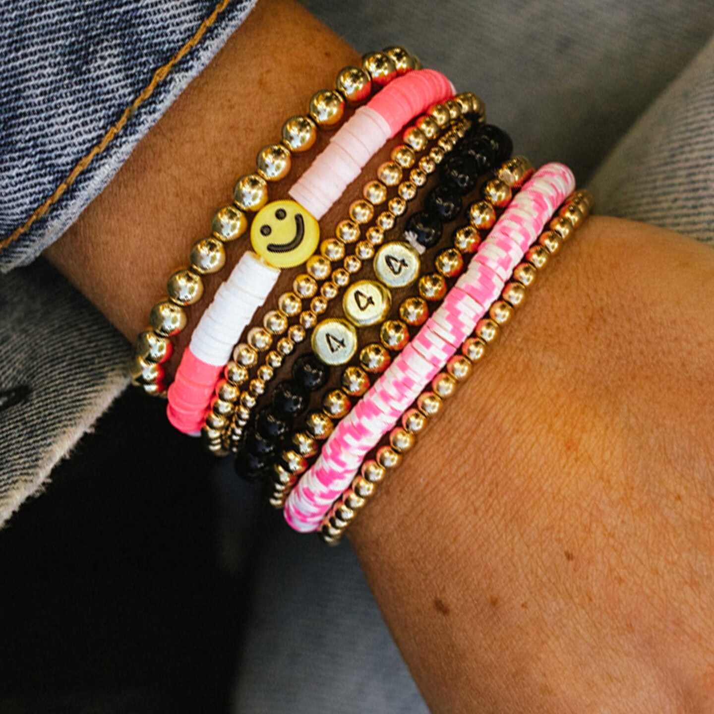 Jewelry Made By Me® Speckled & Striped Multicolor Polymer Heishi DIY Bead Kit Box