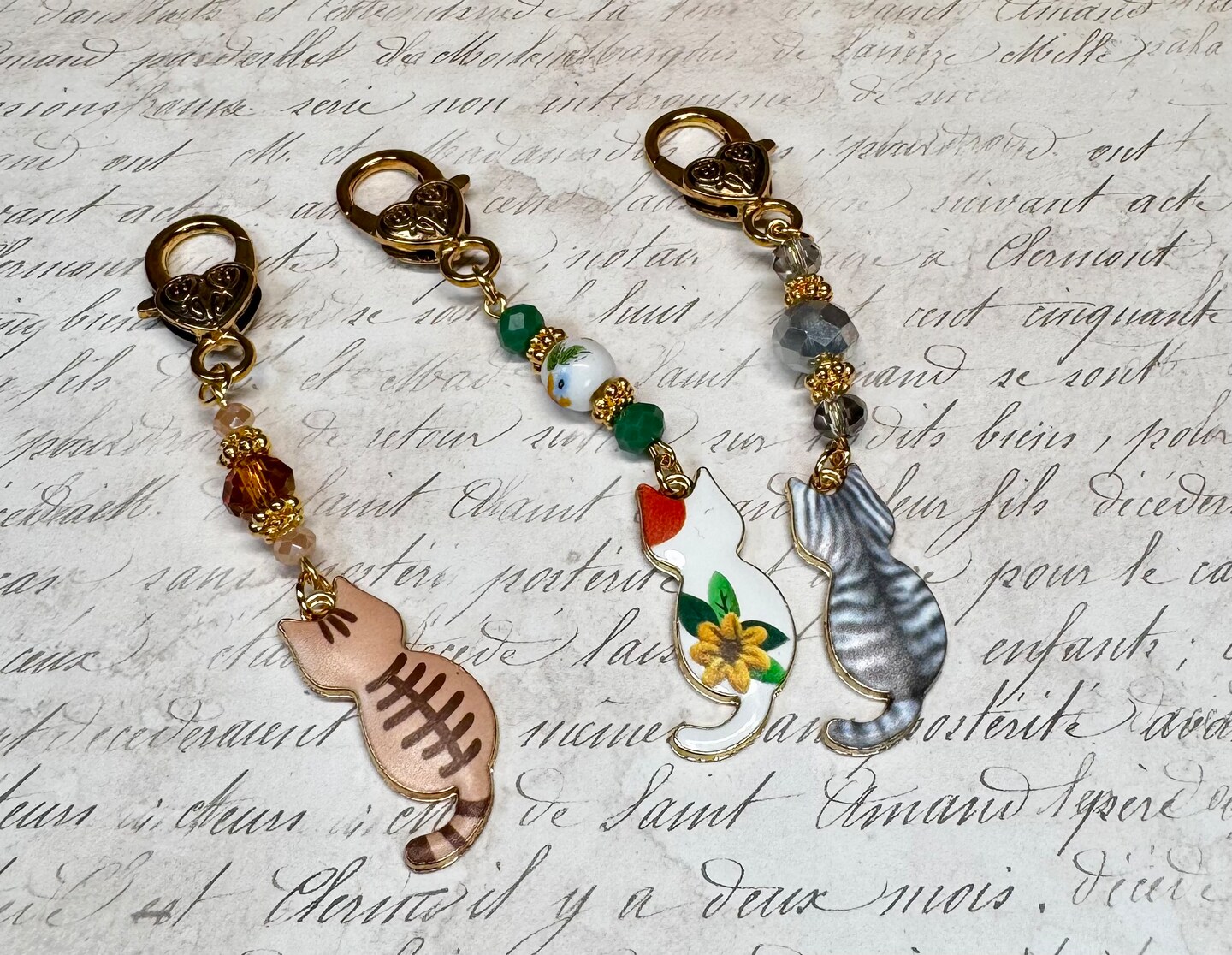 ◇JILLSTUART◇ [Gelato]Black leather petit charm decoration Purse Charm - Cat Lovers Charm - Petite Charm - Cat Charm