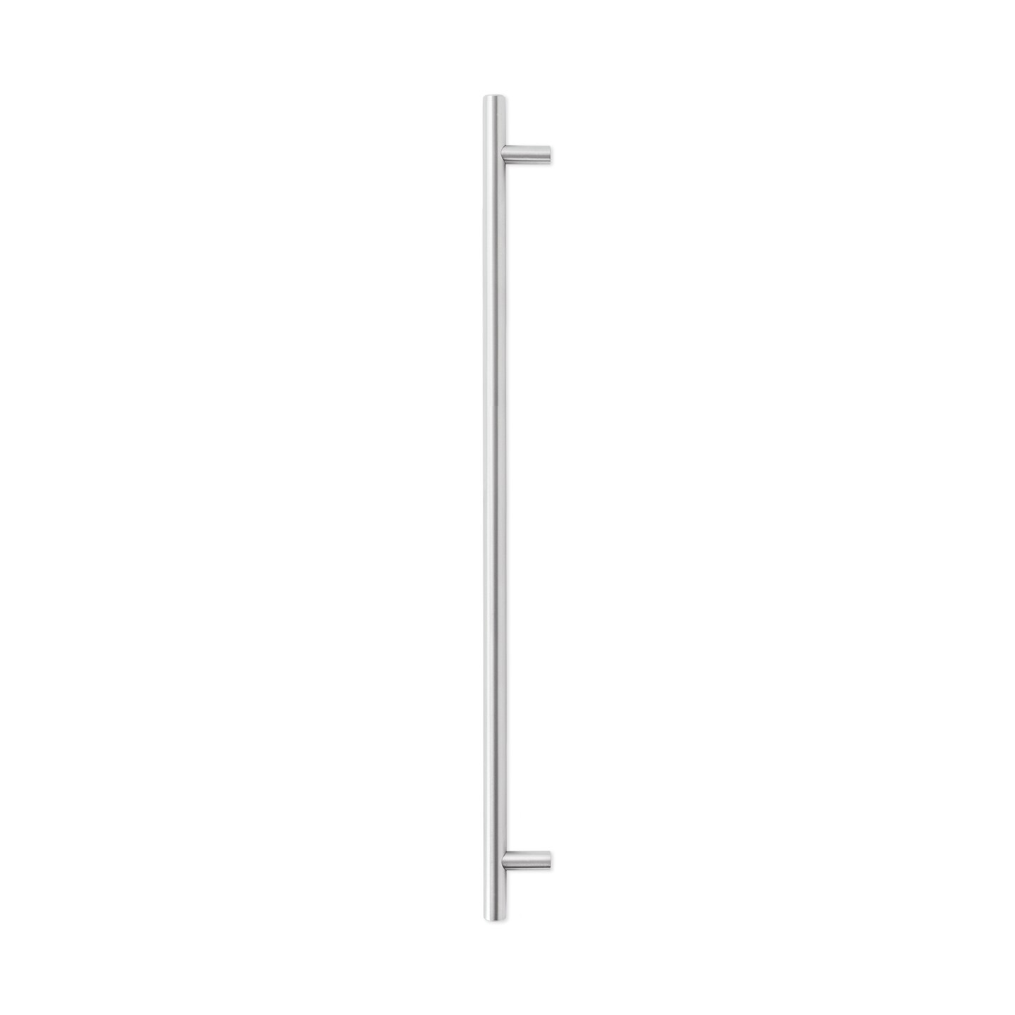 Cauldham Solid Stainless Steel Cabinet Hardware Euro Style Handle Pull Brushed Satin Nickel