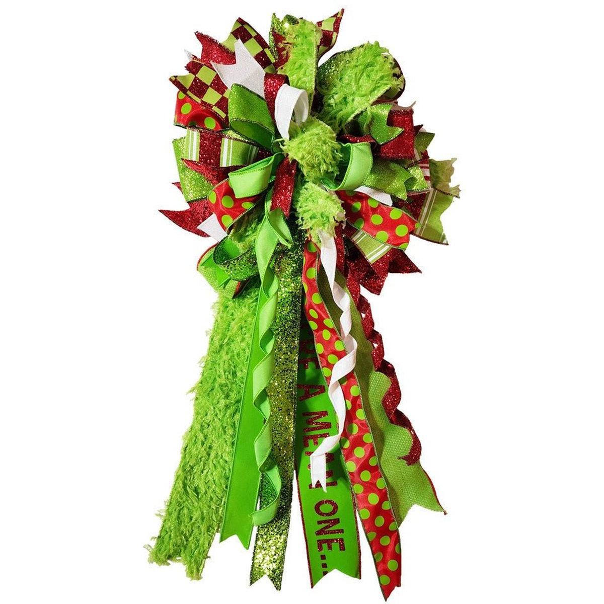 2.5&#x22; Furry Ribbon: Lime Green (10 Yards)