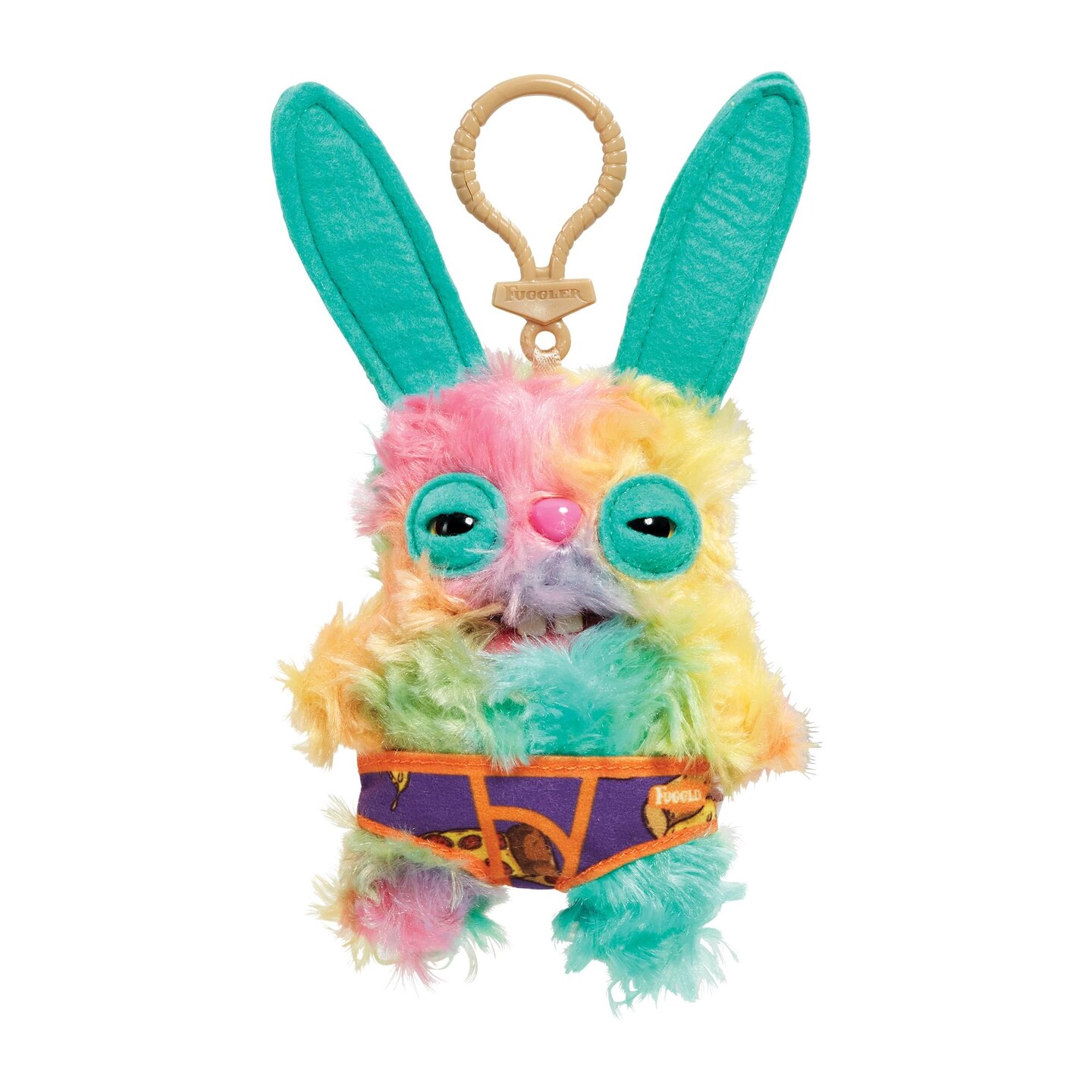Fugglers 5-Inch Plush Clip-On | Rabid Rabbit - Multi, Color: Multicolor ...