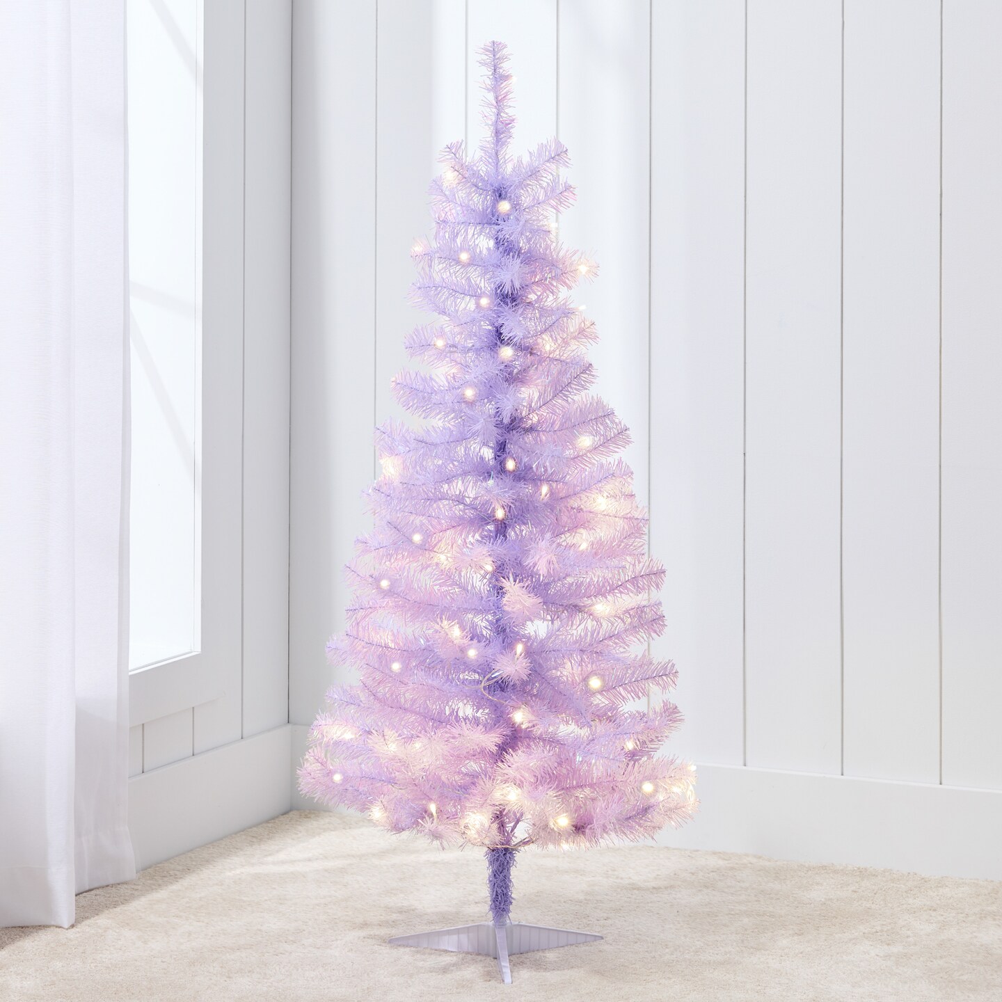 Best Choice Products 4ft Pre-lit Colored Christmas Tree, Artificial Tree Holiday Decor w/ LED Lights