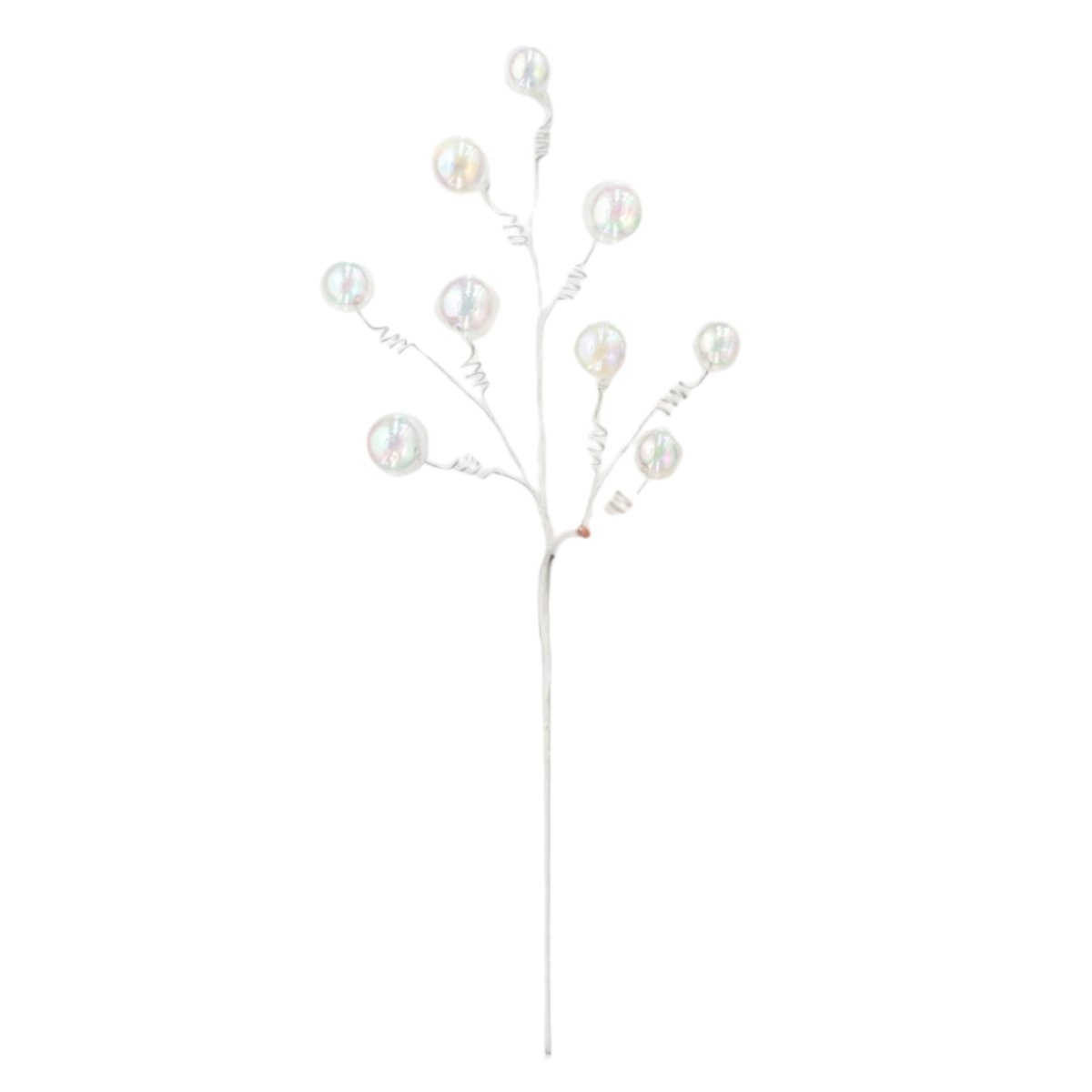 28&#x22; Clear Iridescent Ball Spray