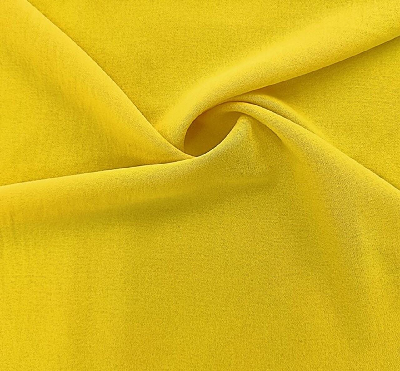 1 Yard Air Flow Solid Banana Fabric 100% Polyester, 58/60&#x2033; Wide Lightweight with Soft Drape