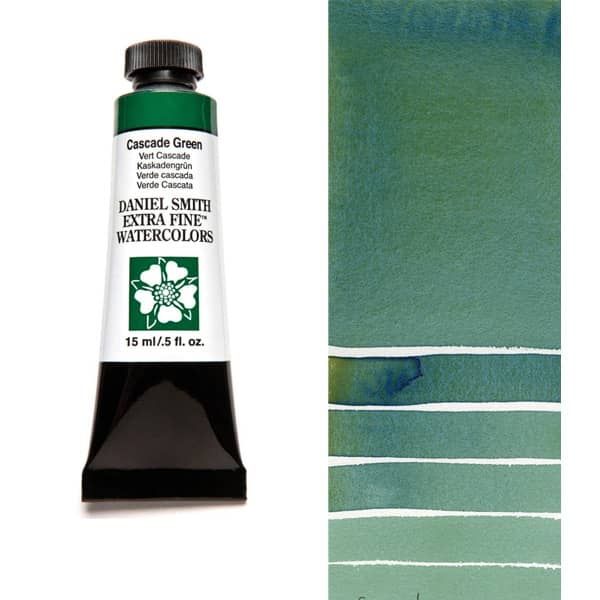 Daniel Smith Extra Fine Watercolors - Cascade Green, 5 ml Tube
