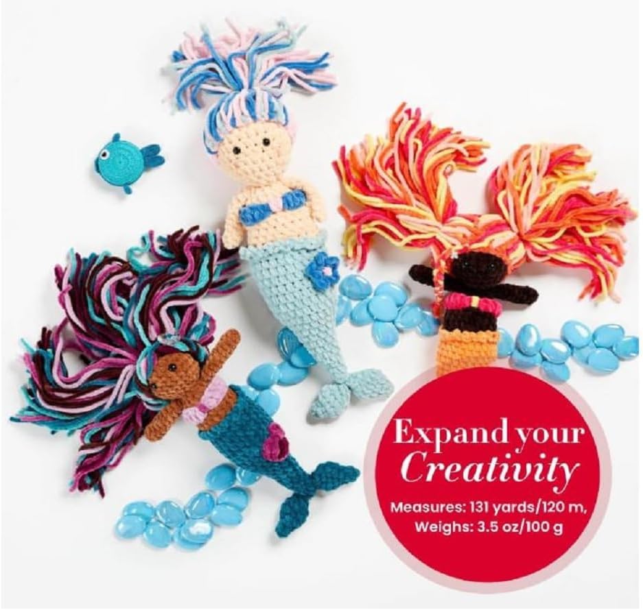 Premier Parfait Chunky Chenille Yarn Bundle – 3 Pack, #6 Super Bulky Polyester, 3.5 oz Skeins (131 yds Each) with Bella’s Stitch Place Holders – Goblin