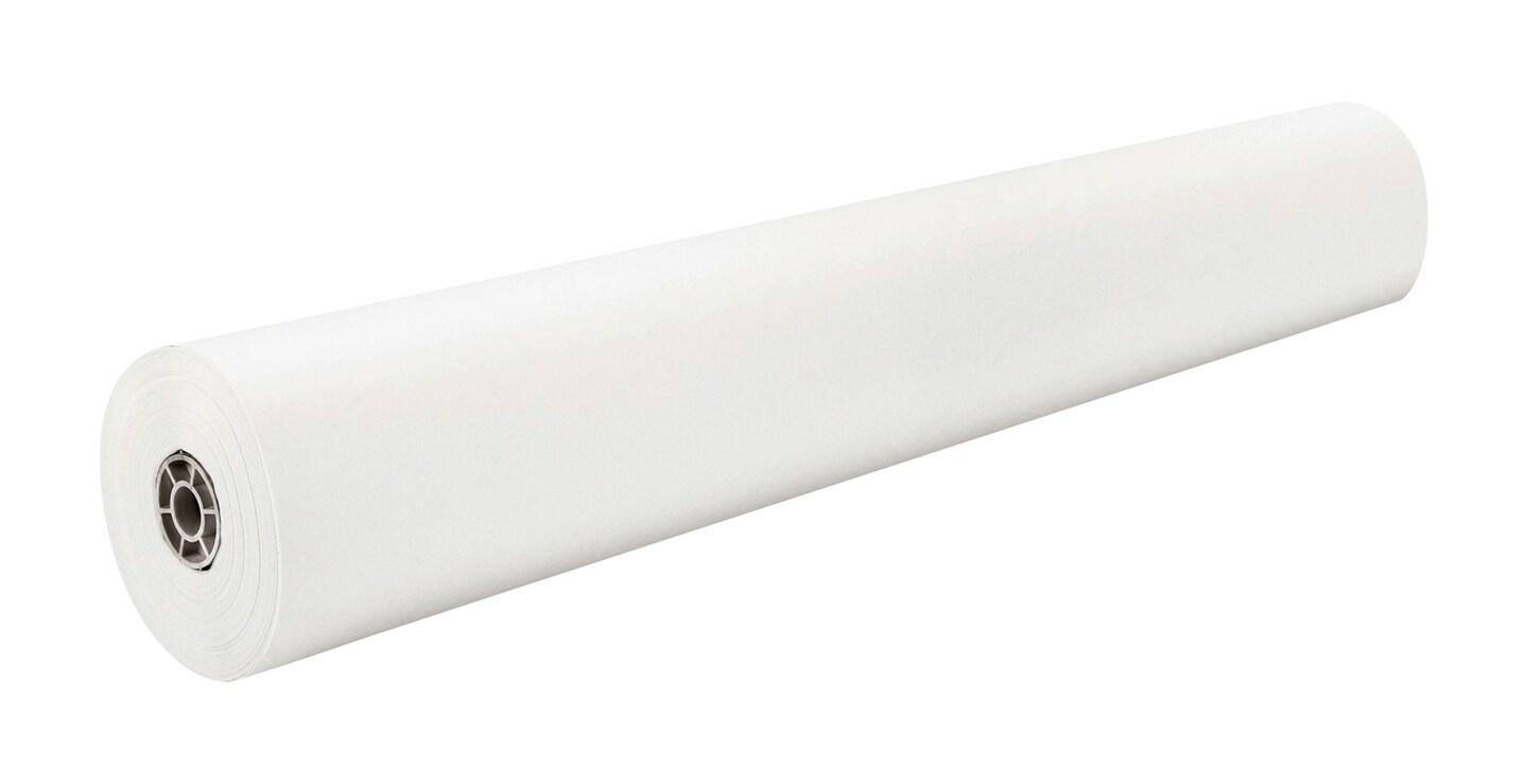 Rainbow Kraft Duo-Finish Kraft Paper Roll, 40 lb, 36 Inches x 1000 Feet, White