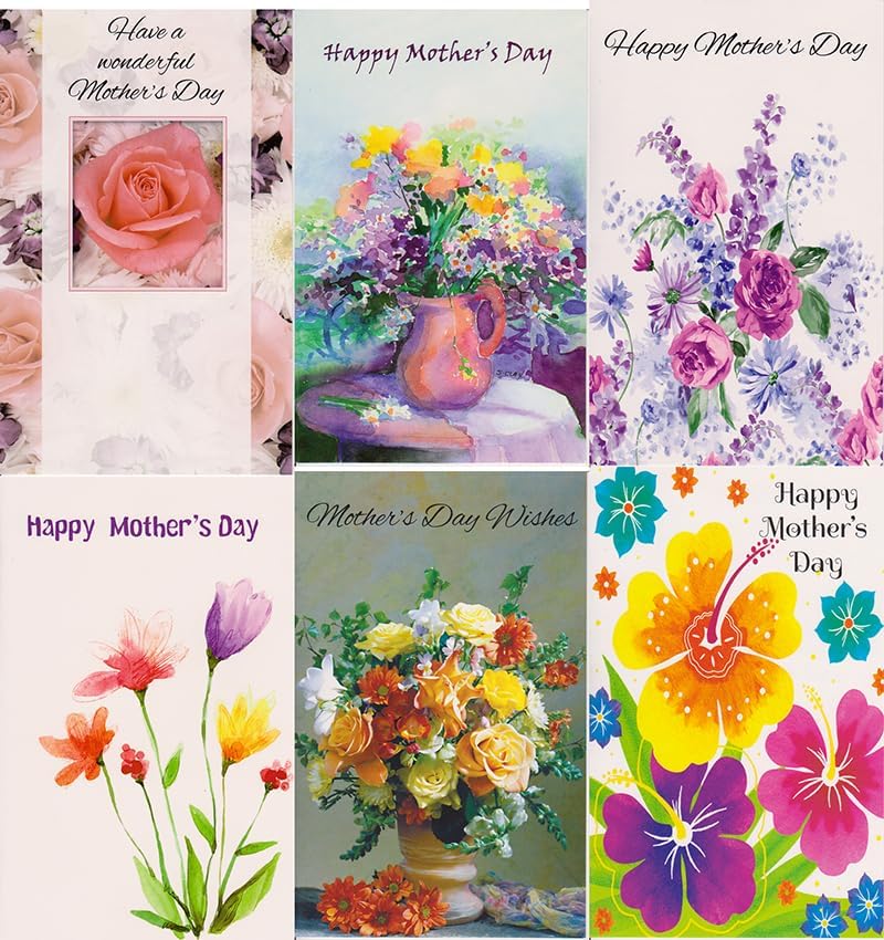 Mother’s Day Card Making Assorted Greeting Card Set – 30 Pack Blank Cards with Envelopes, 5×7.75 Inch Premium High Quality Cardstock for Mom, Family & Special Occasions