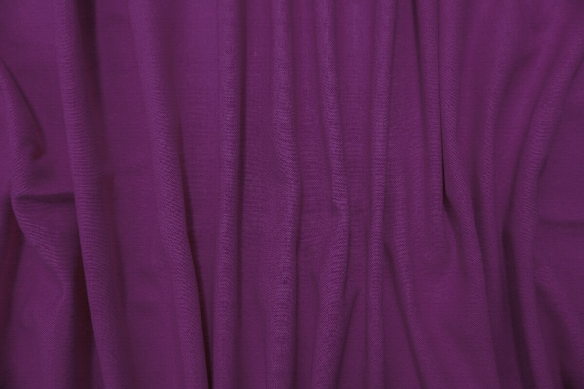 Magenta Washed Rayon Linen Solid Reorderable Woven Fabric By the Yard
