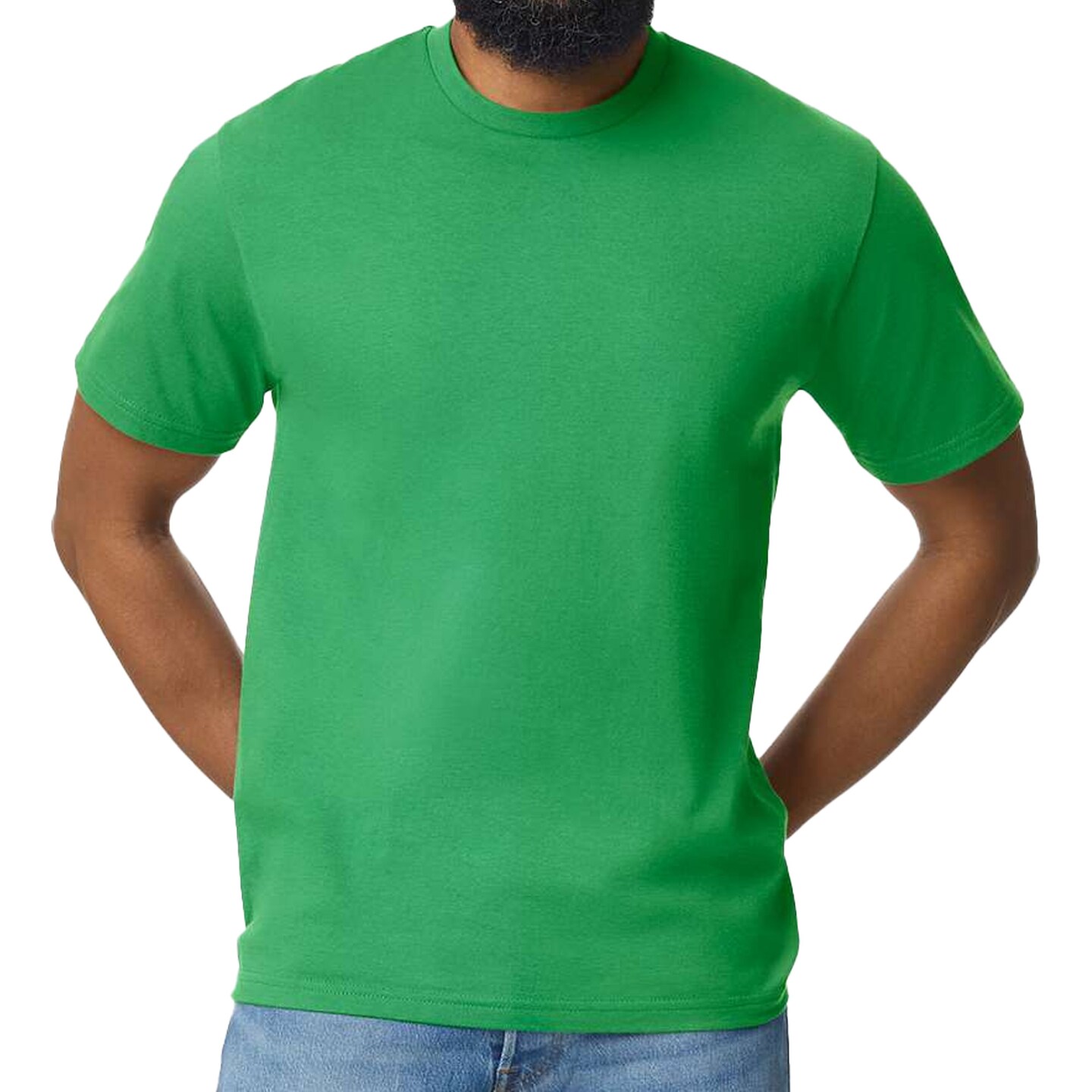 Gildan Unisex Irish Green Softstyle T-Shirt Blanks for Printing, Personalization & Handmade Projects