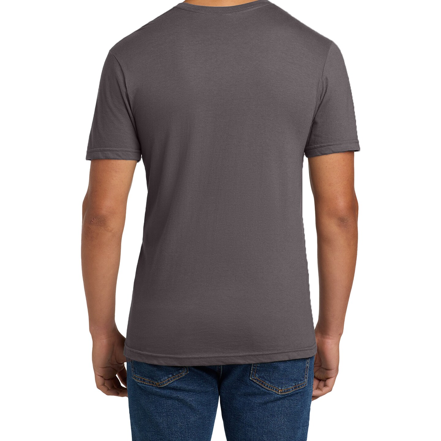 Gildan Men's Softstyle V-Neck T-Shirt, Short Sleeve Craft Bundle for DIY Printing, Charcoal 2-14 Pack