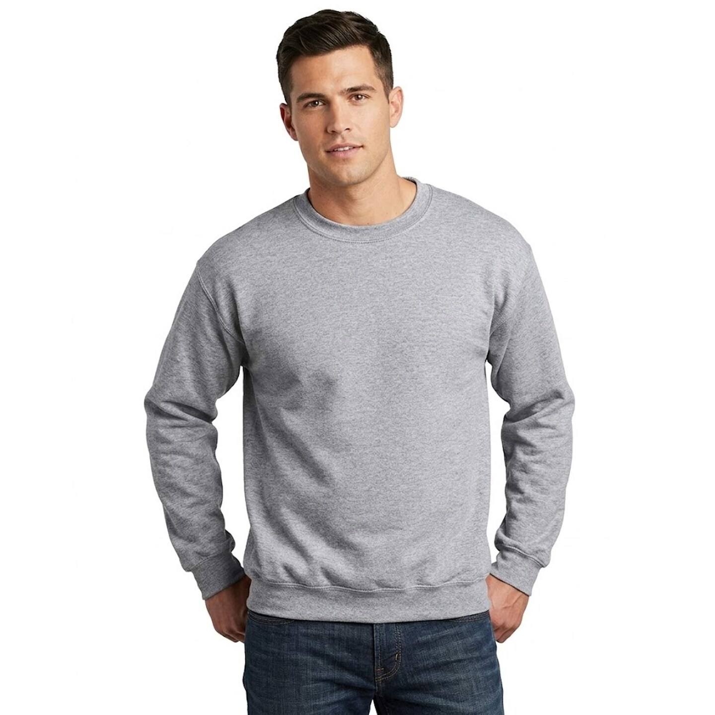 Gildan® Gildan Crewneck Long Sleeve Sweatshirt, Blank Heavy Blend Fleece Pullover