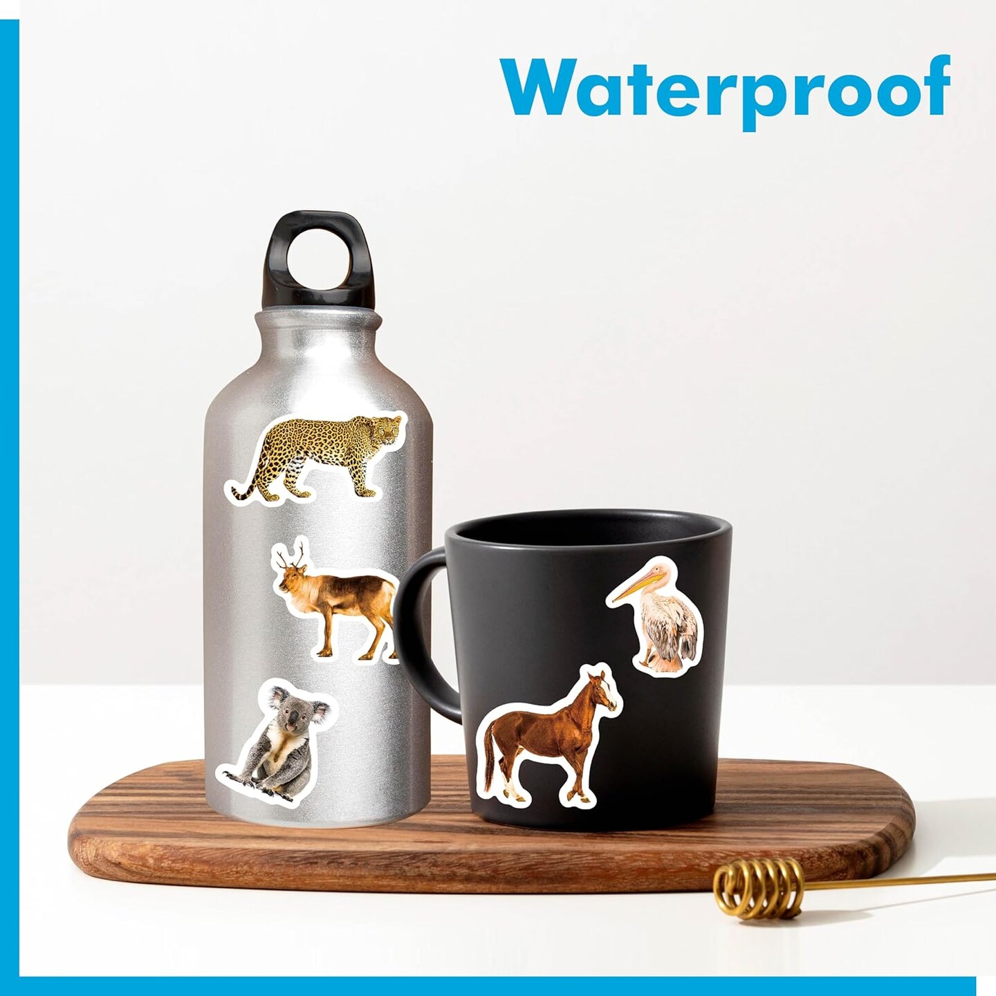 700PCS Wild Animal Stickers Pack – Realistic Zoo Animal Stickers for Kids, Classroom Rewards, Water Bottles, Laptops, Scrapbooks & Educational Learning Activities