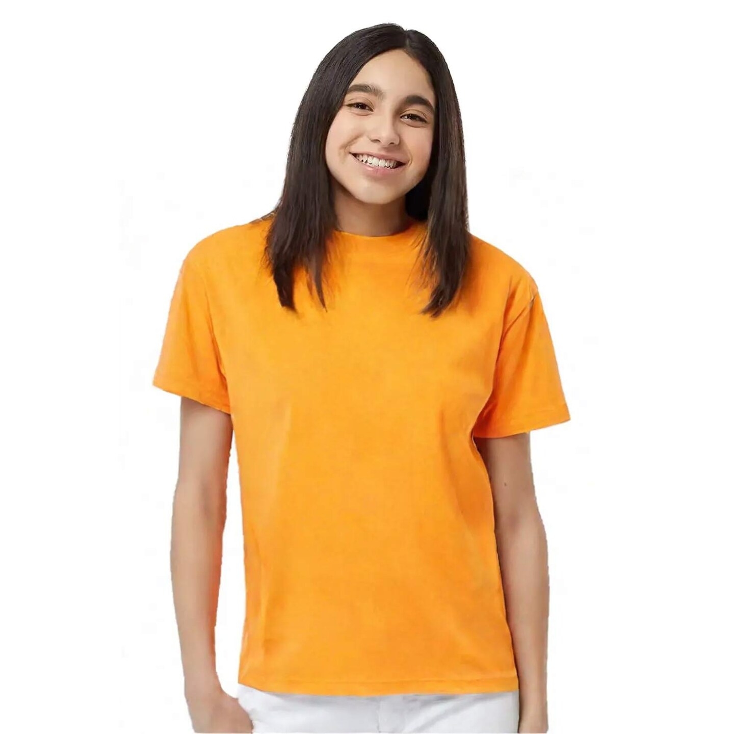Youth Soft Touch Crewneck T-Shirt for School, Sports & Everyday Casual Wear