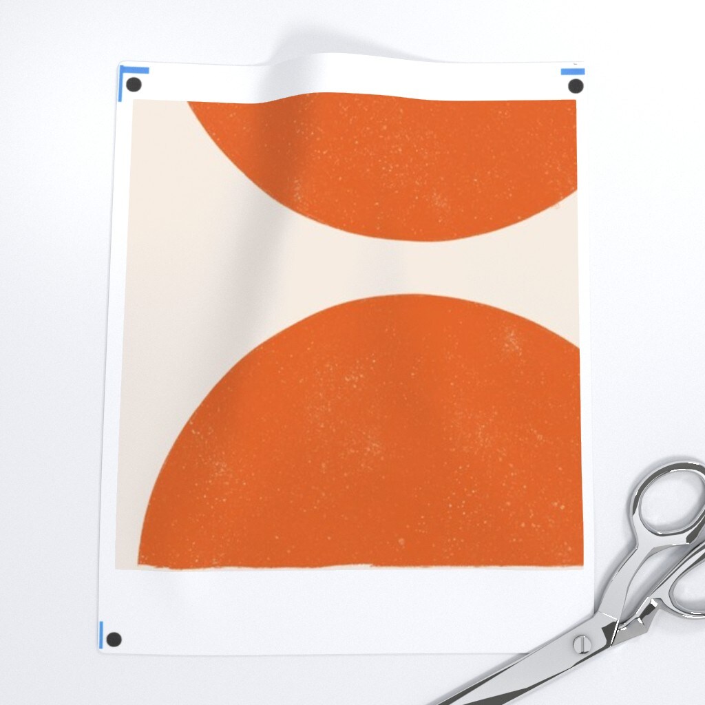 Mod Shapes Retro Geometric Large Scale Bold Mcm Minimalism Custom Printed Fabric by Spoonflower Various Fabrics by the Yard or Fat Quarter