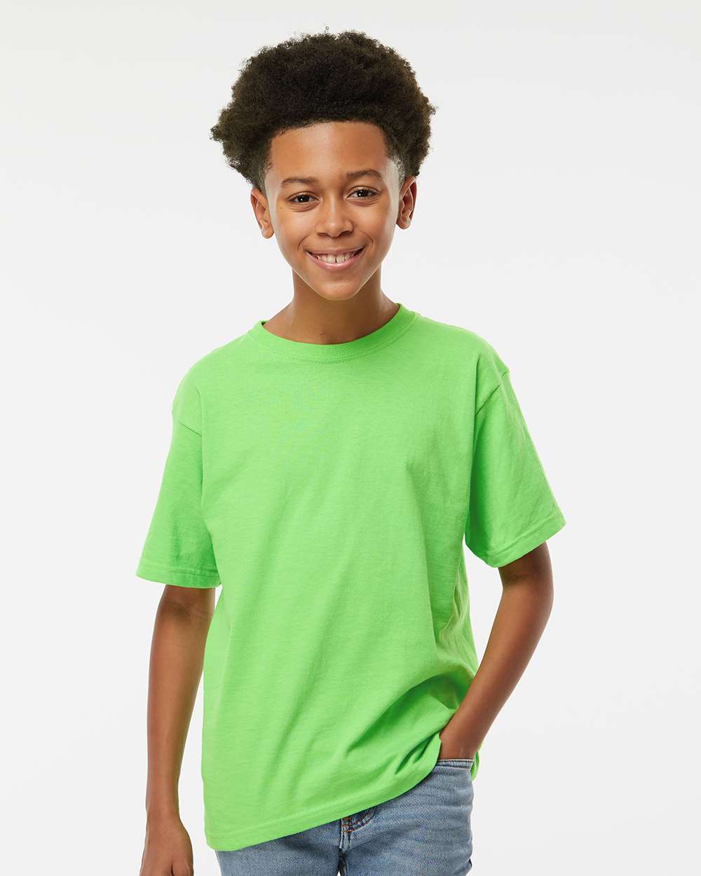 Youth Soft Touch Crewneck T-Shirt for School, Sports & Everyday Casual Wear