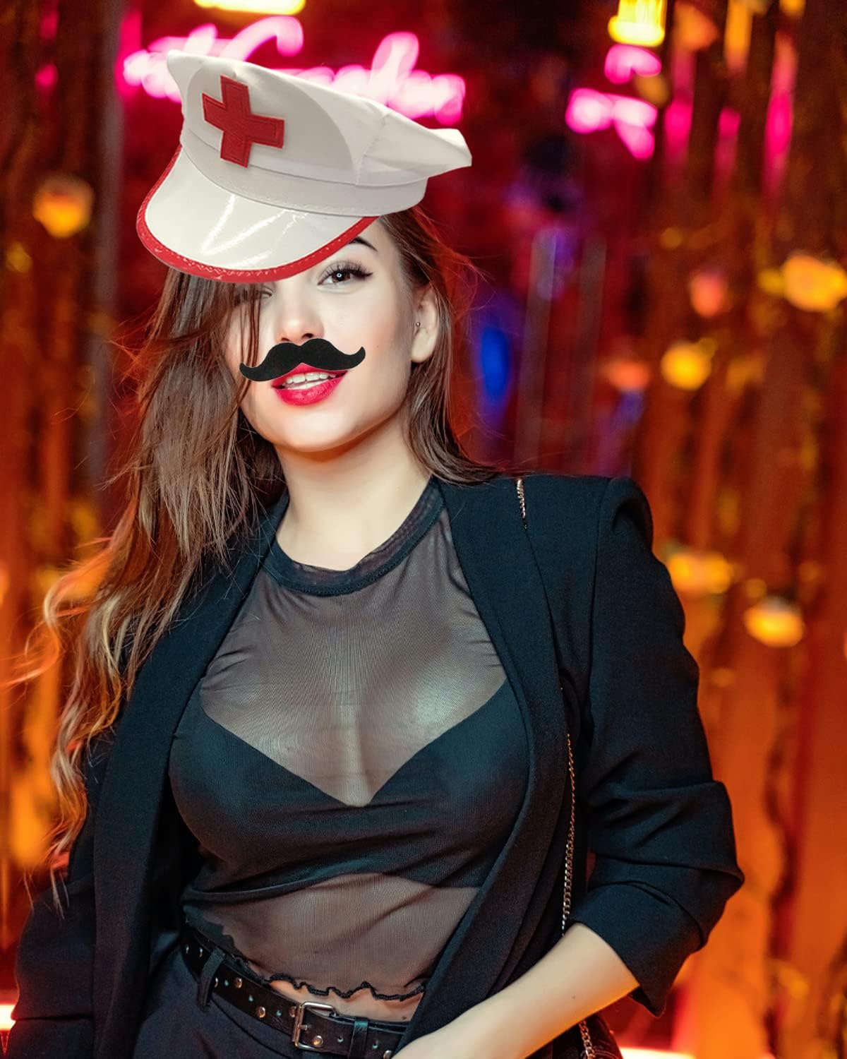18 Pcs Funny Photo Booth Props for Adults