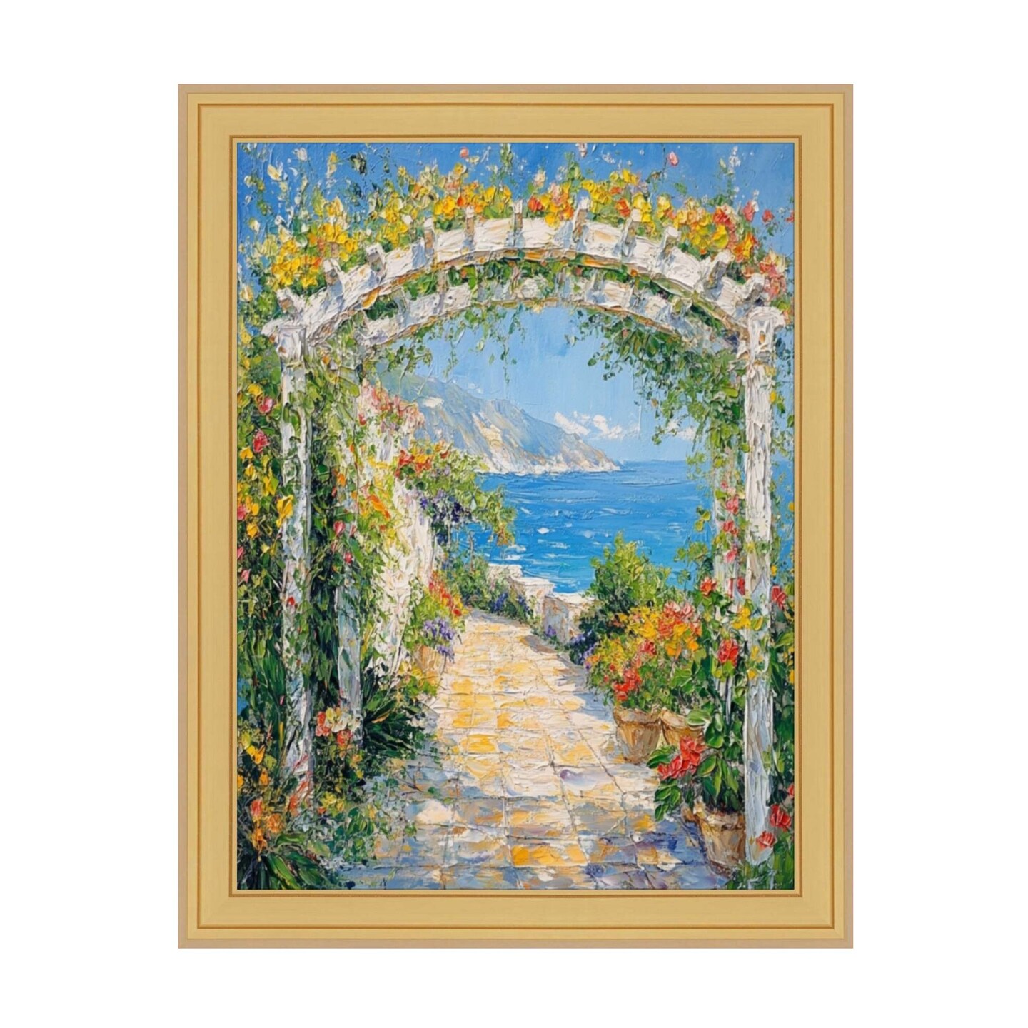 Modern Bright Gold Metal Picture Frame 16x20 frame