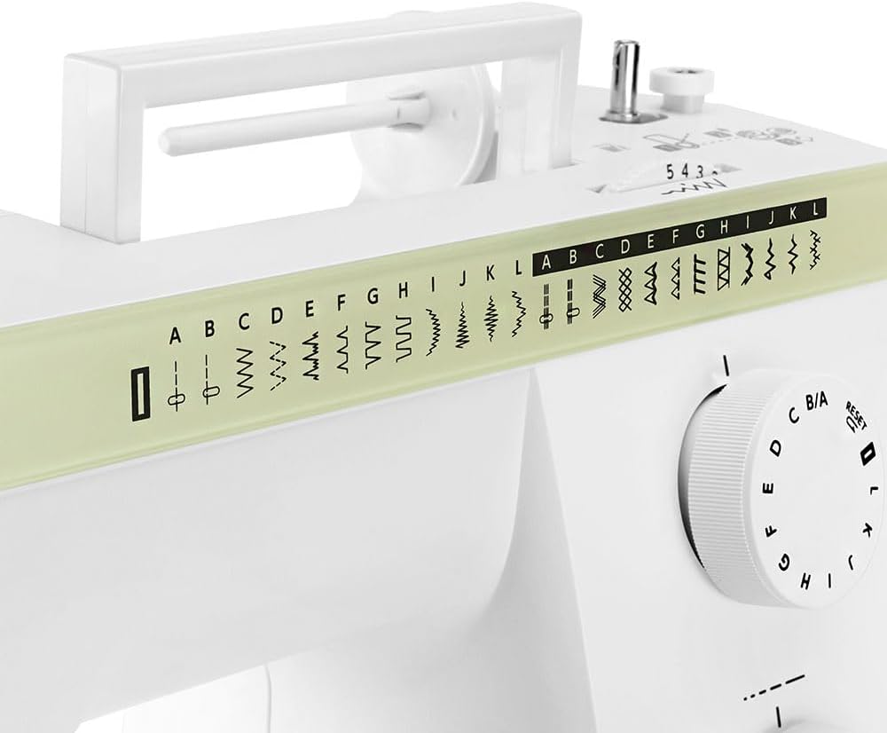 Janome Sewist 725S Sewing Machine - Includes 1/4&#x22; Seam Foot + 10-Pack Bobbins + Janome Universal Needles + Janome Leather Needles