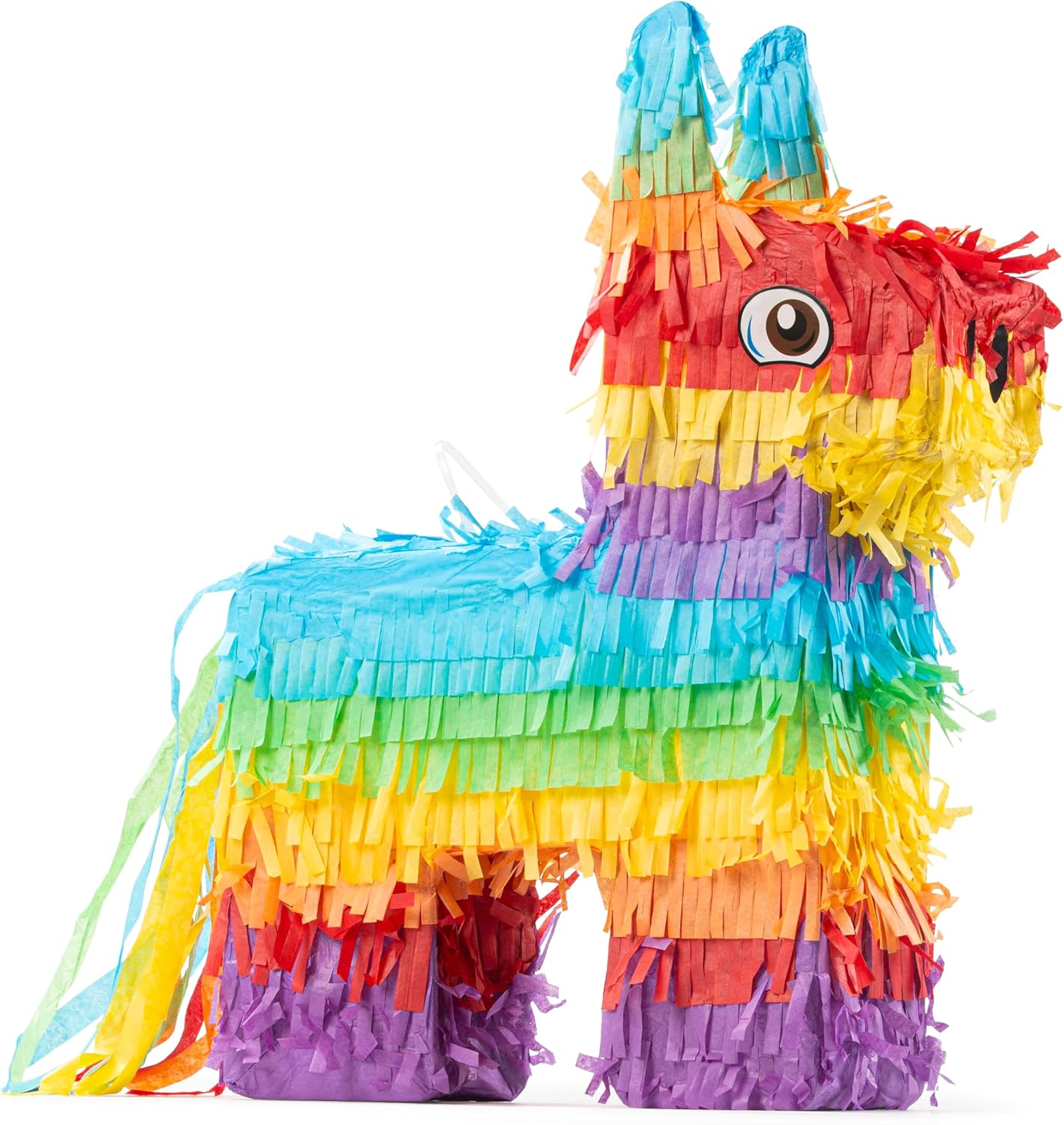 Donkey Pinyata Cinco de Mayo Small Pinata 16.5 inches Mexican Party Decoration for Birthdays, Fiestas and Kids Party Favors