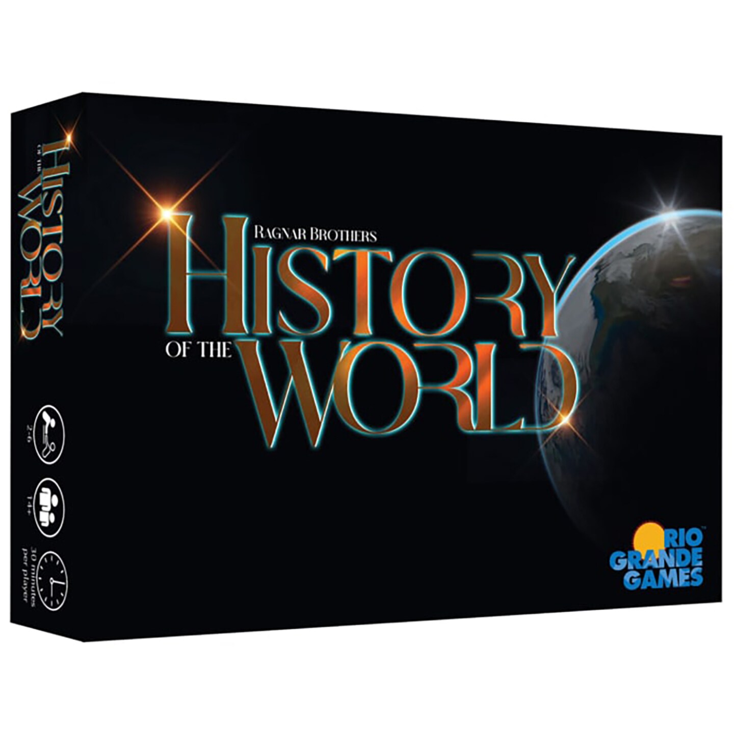 Rio Grande Games: History of the World - Economic Board Game, Historical Development Game, People &#x26; Civilizations, Ages 14+, 2-6 Players, 60-180 Min