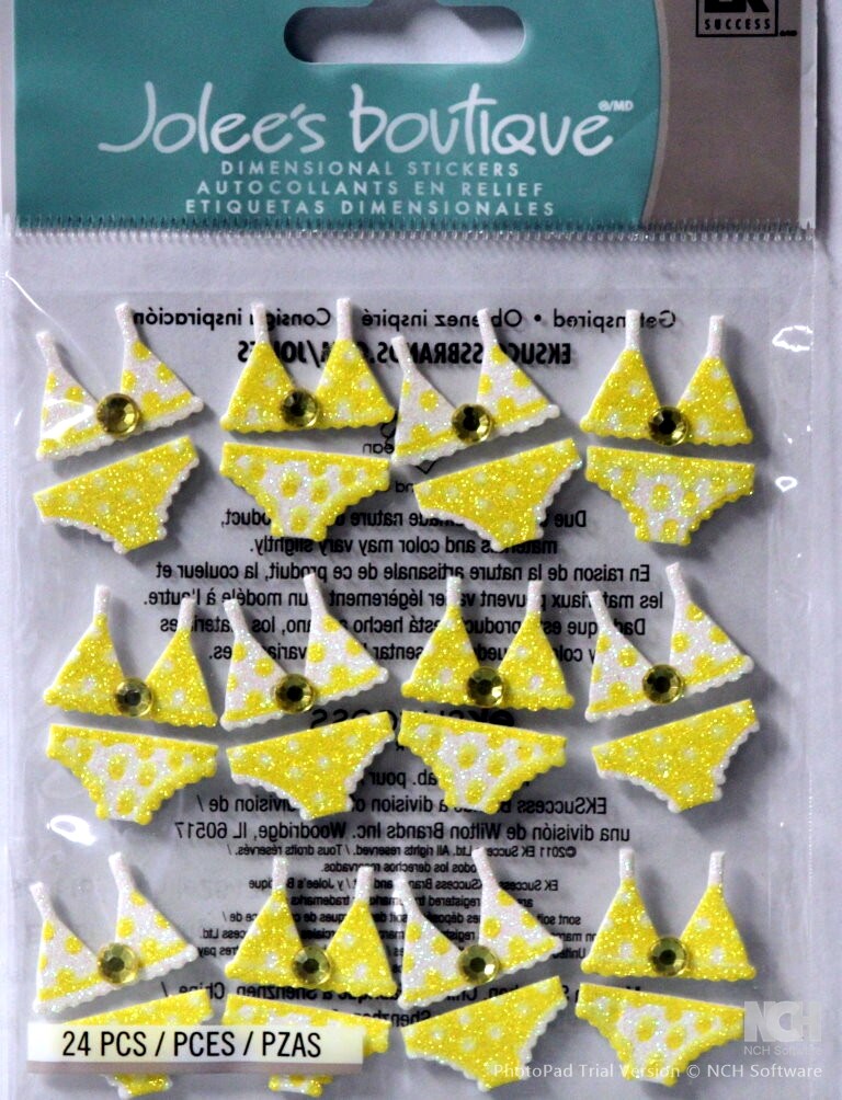 Jolee&#x27;s Boutique Bikinis Repeats Dimensional Stickers