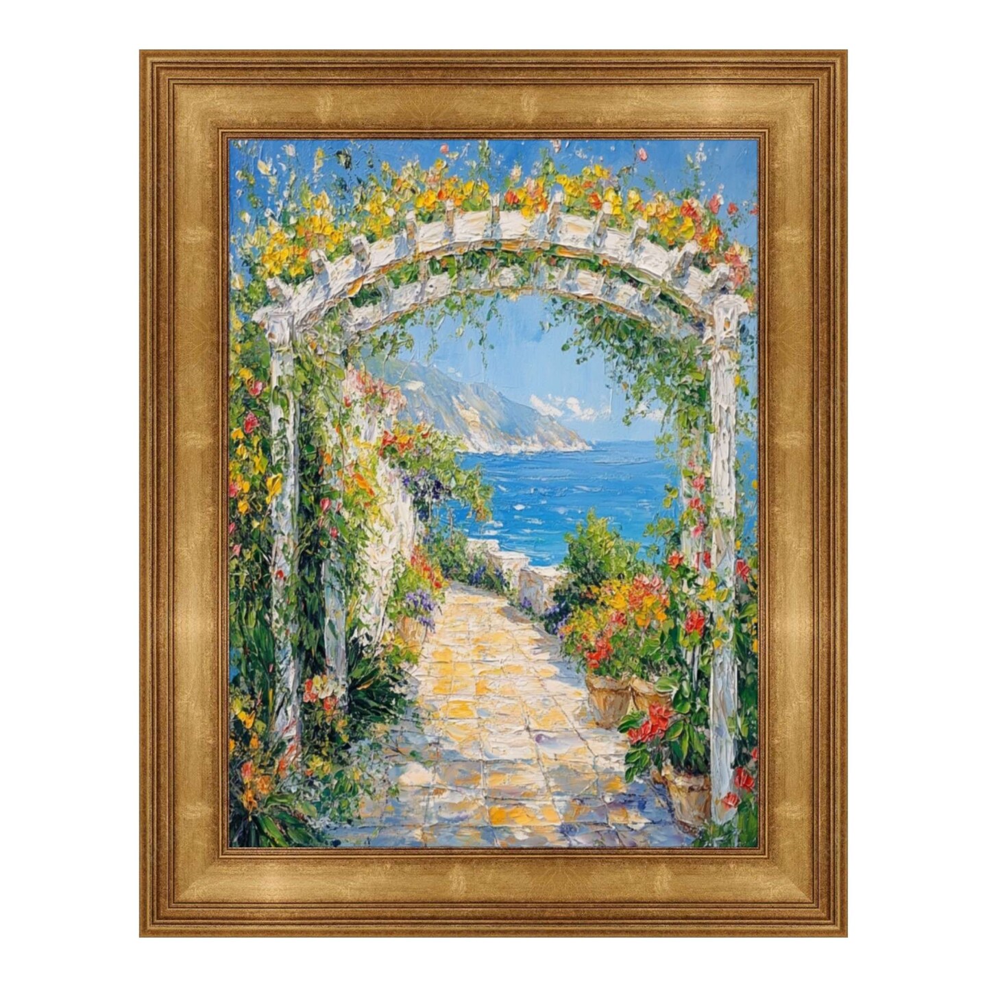 Vintage Antique Gold Picture Frame 16x24 frame