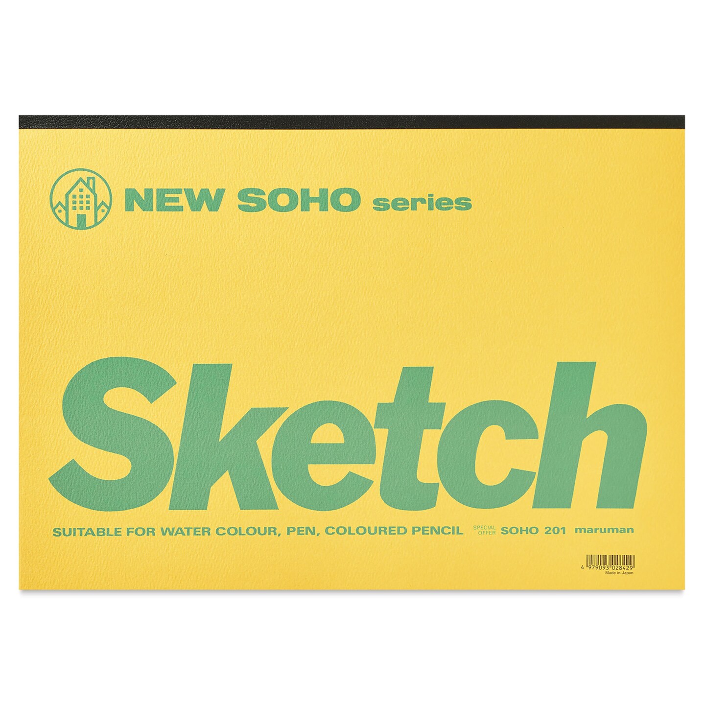 Maruman New Soho Sketch Pad - B4, 9.9&#x22; x 13.9&#x22;, 70 Sheets