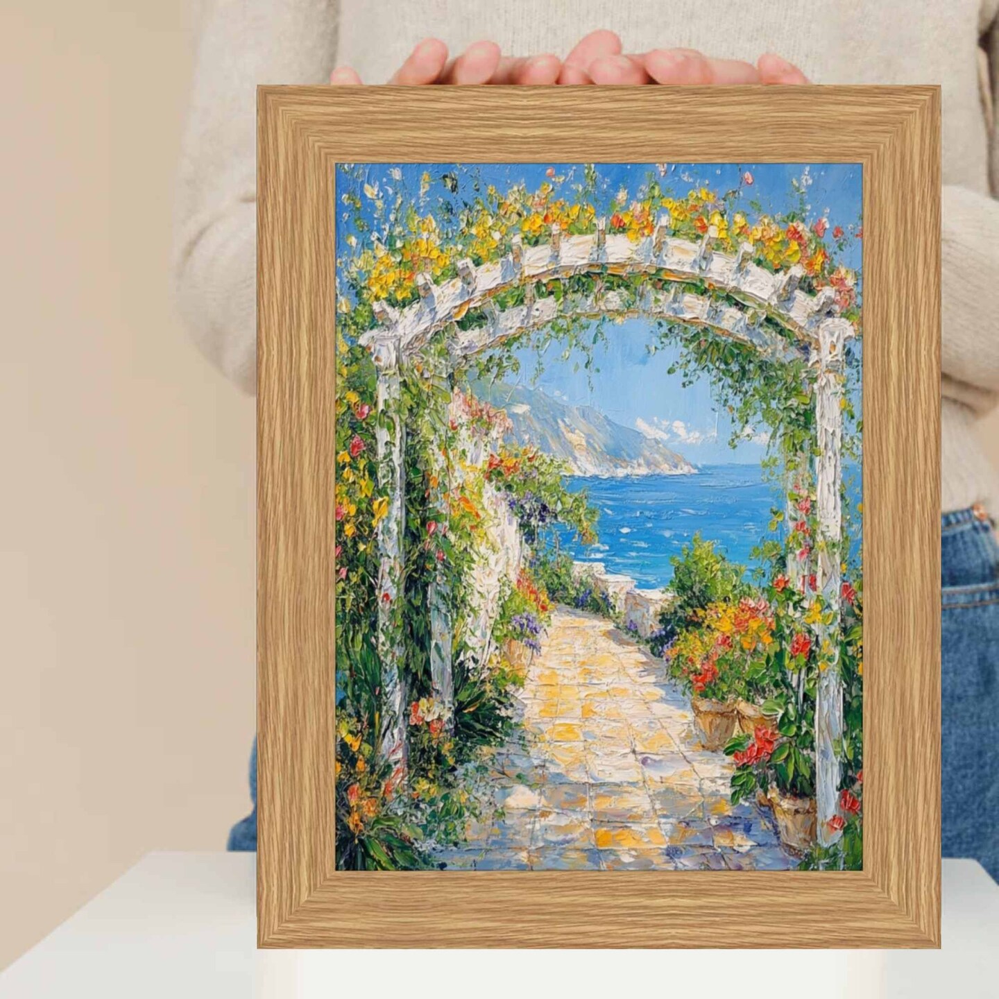 Oak Natural Wood Picture Frame 24x30 frame