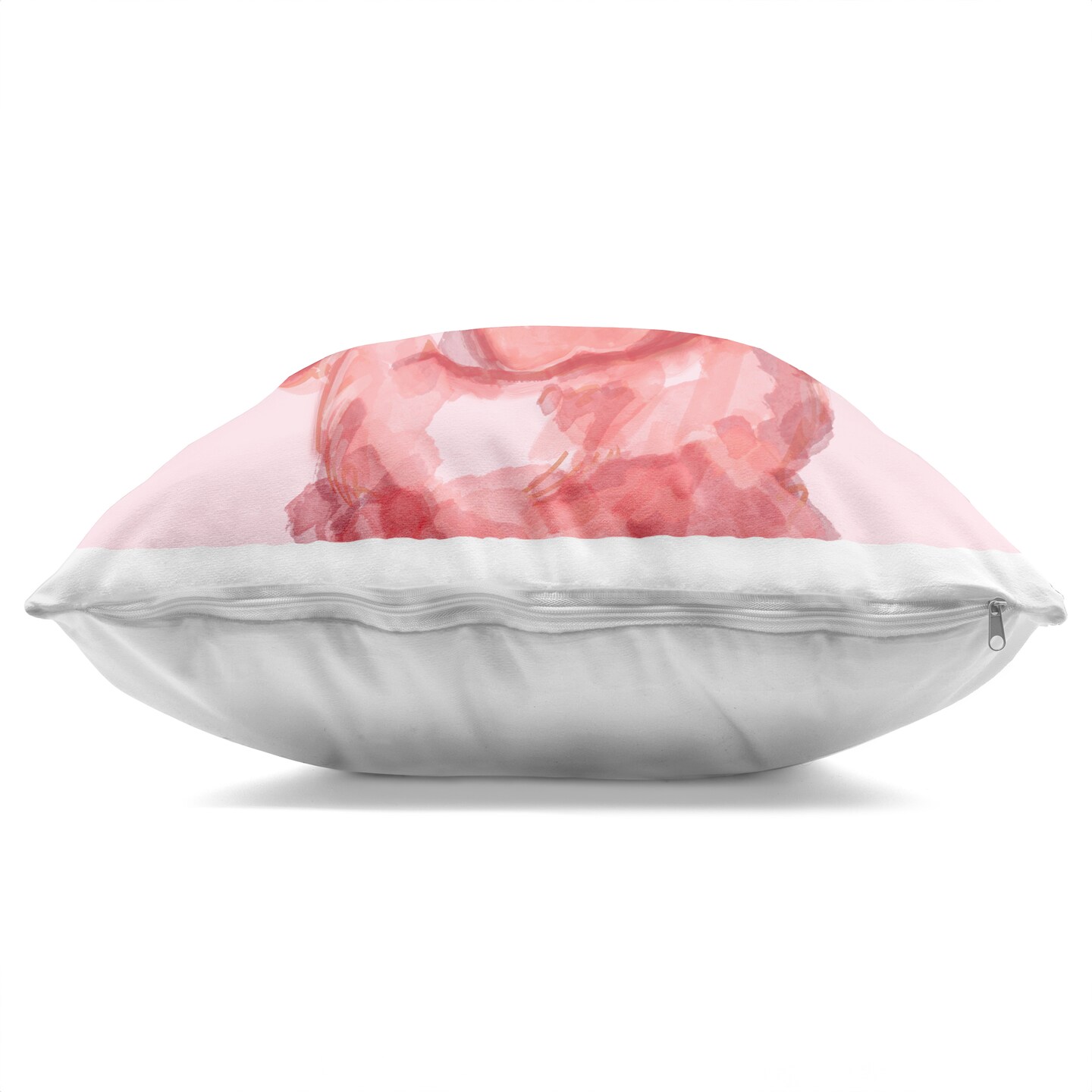 Stupell Industries Be Vegan Cute Pig Decorative Printed Pillow design by Stella Chang, 18 x 7 x 18