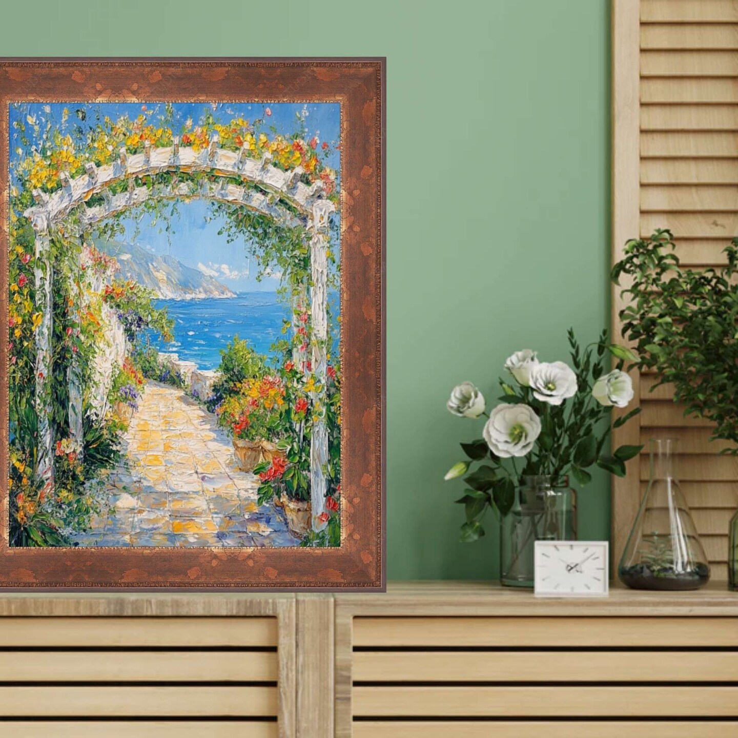 Rust Patina Bronze Gold Black Picture Frame 11x13 frame