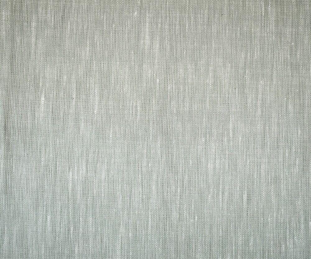 Gray-White Spence Bryson Slub Texture Irish Linen Chambray Woven Fabric By the Yard